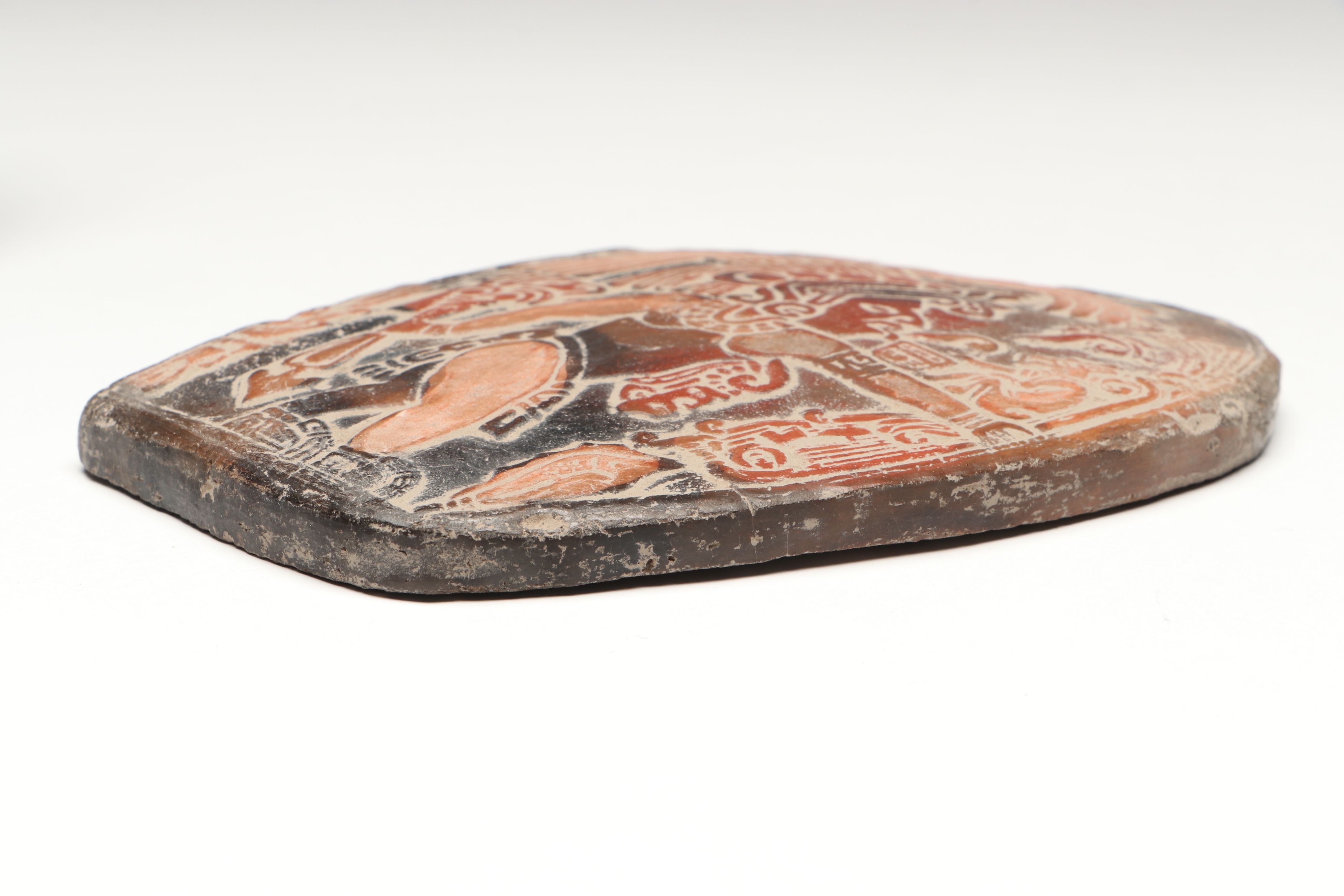 Mesoamerican Style Engraved Plaque, Pendant and Ink or Dye Grinding Stones