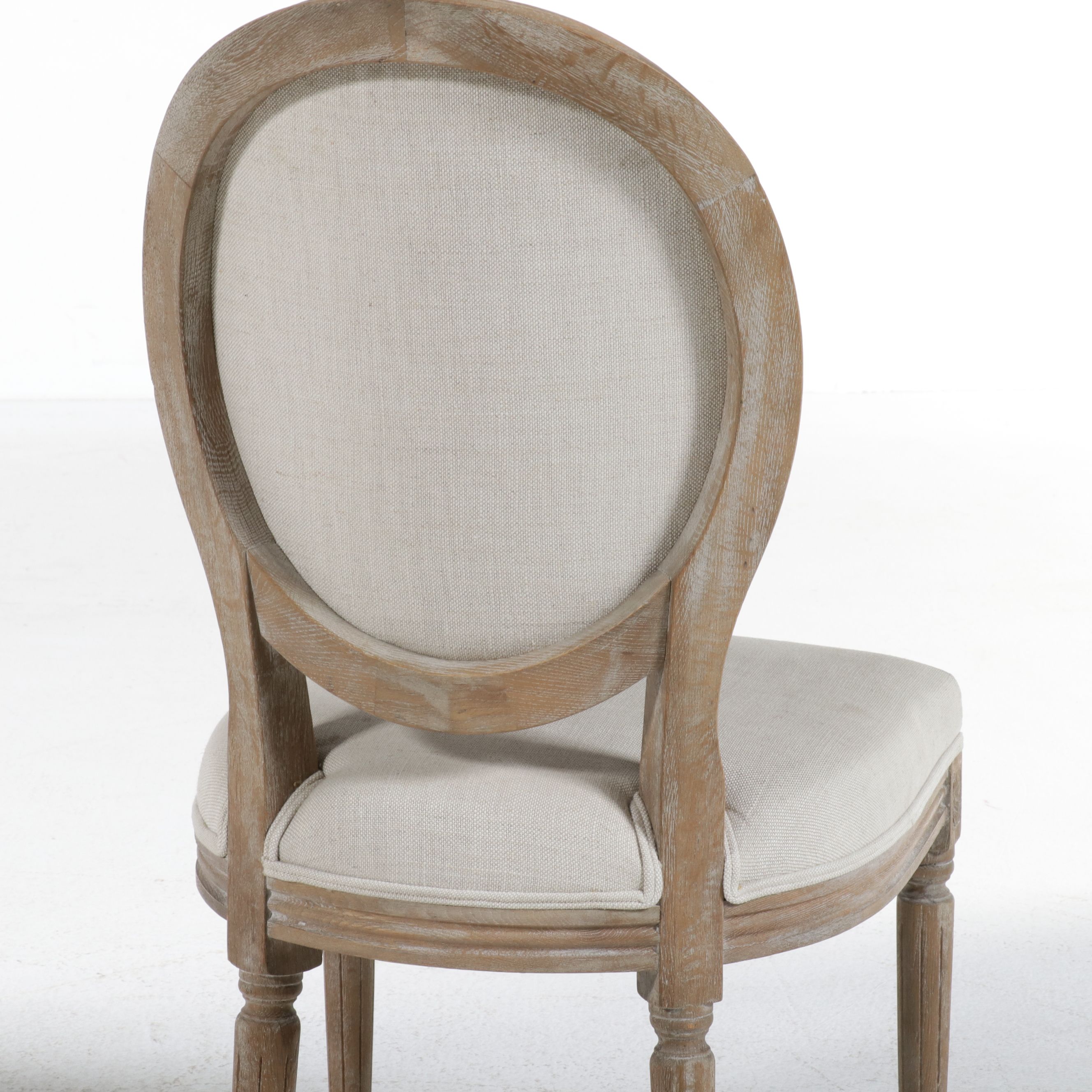Pair of Restoration Hardware Louis XVI Style Side Chairs