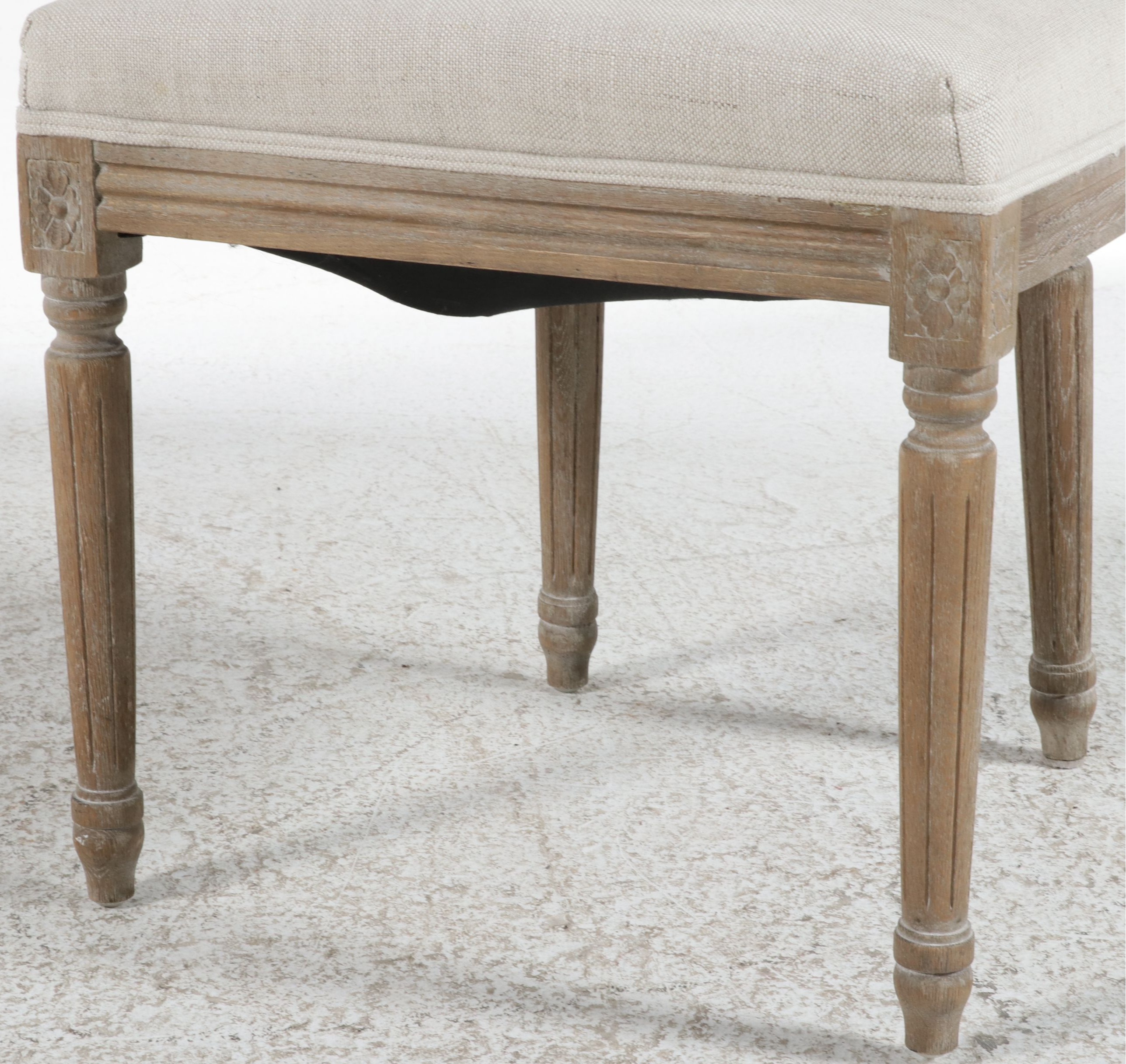 Pair of Restoration Hardware Louis XVI Style Side Chairs