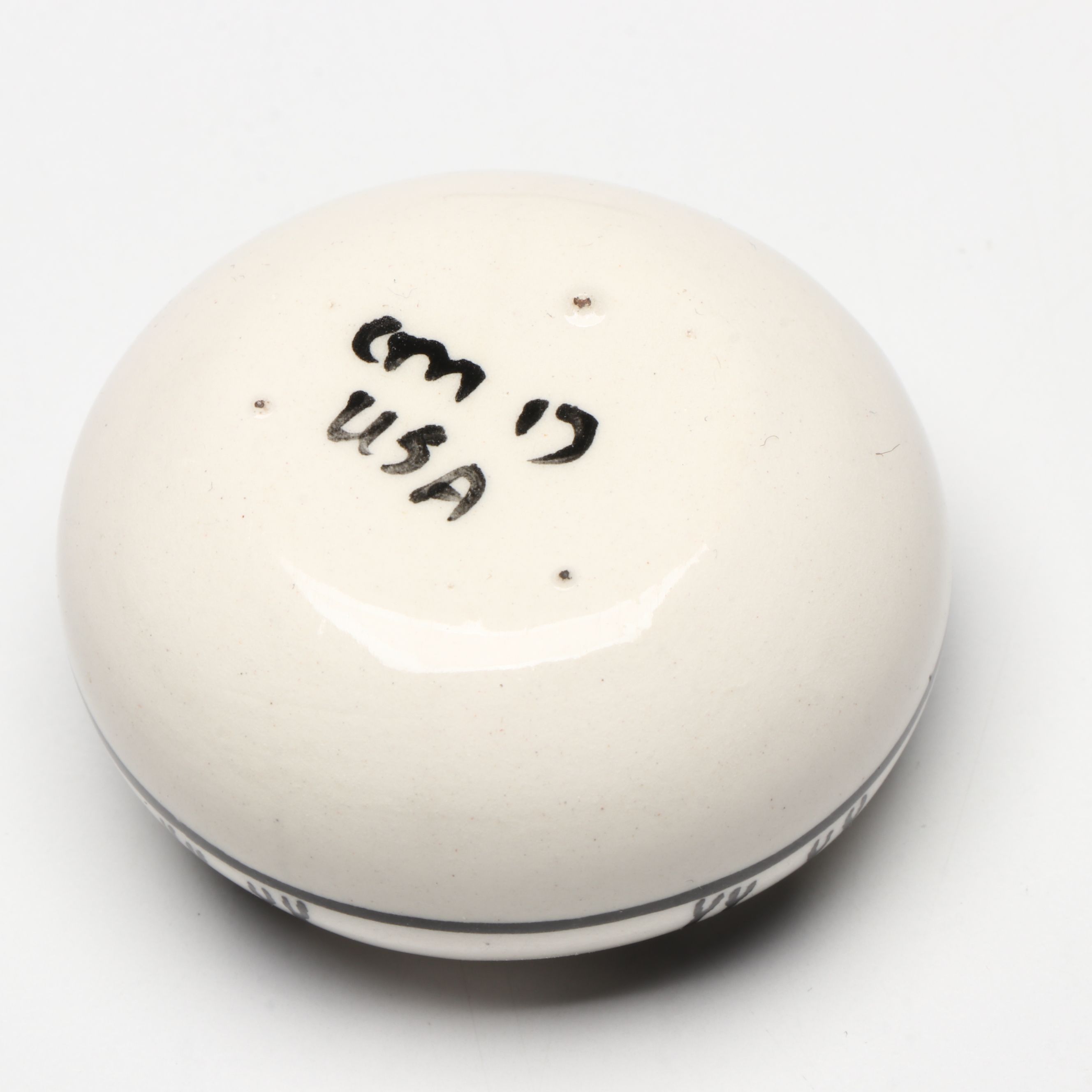 Hand-Painted Hopi and Other Southwest Art Pottery with Beaded Adornments