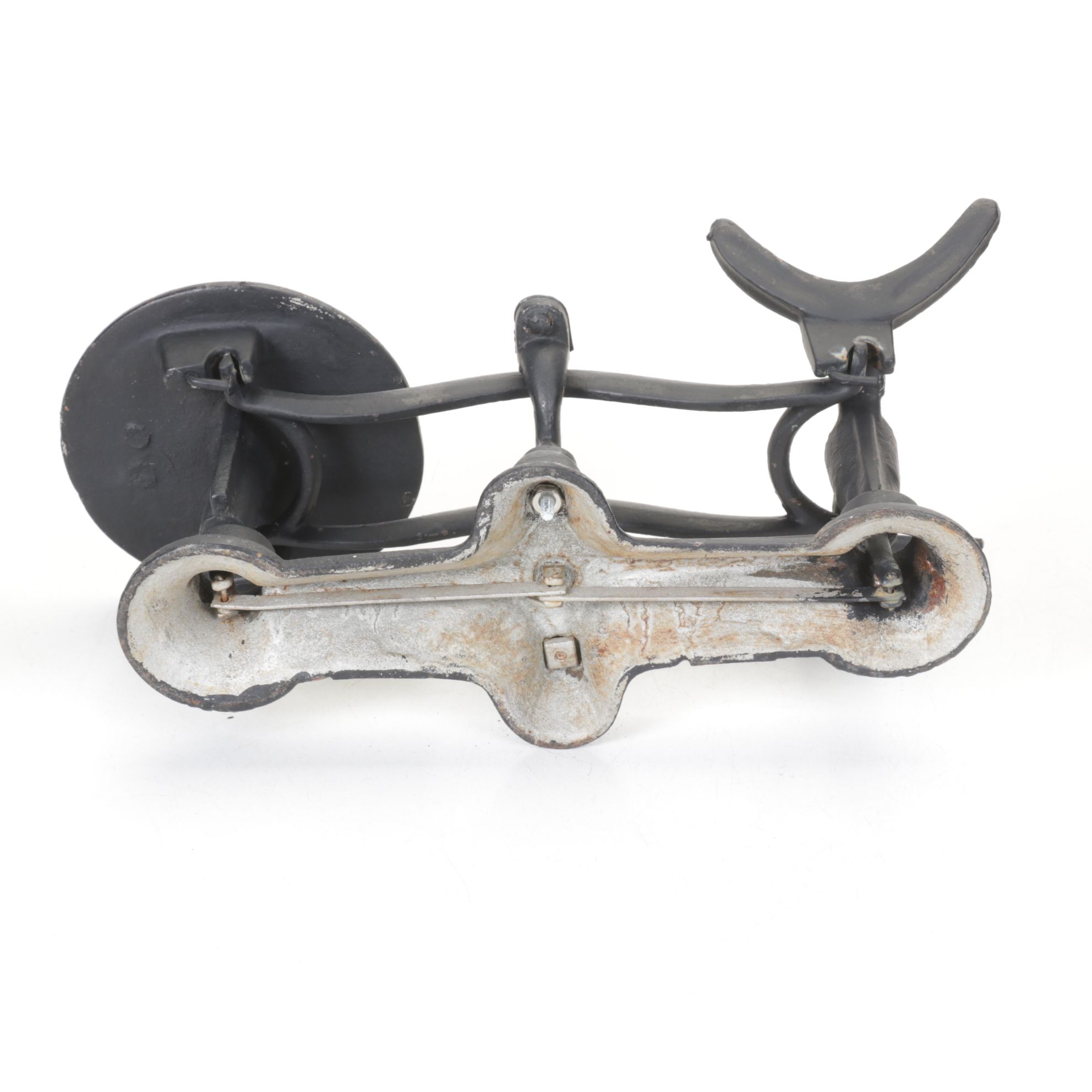 Kenton Cast Iron Toy Stove & Kitchen Accessories with Balance Scale, 19th C.