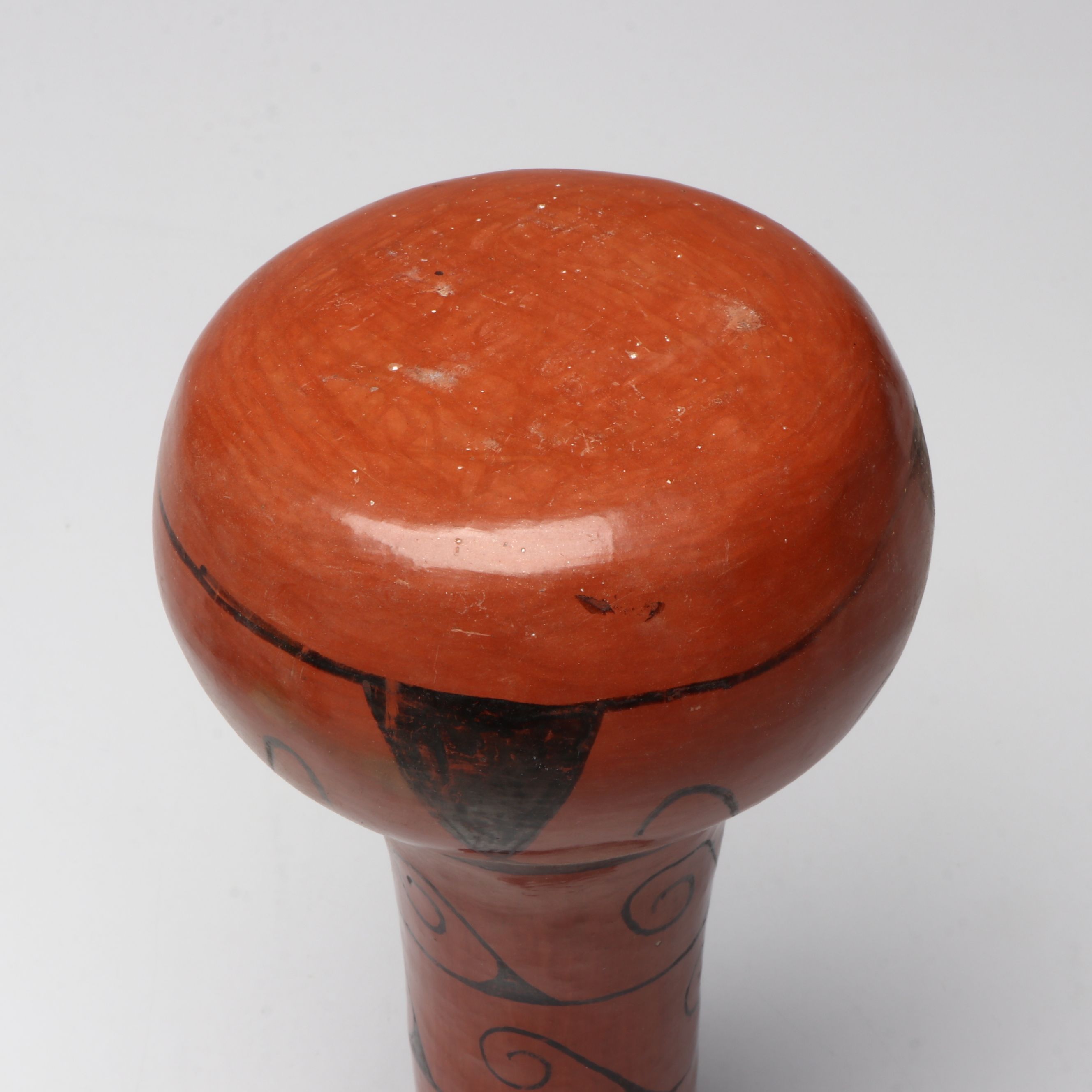 Southwestern Maricopa Style Hand-Painted Vases and Other Red Ware Pottery