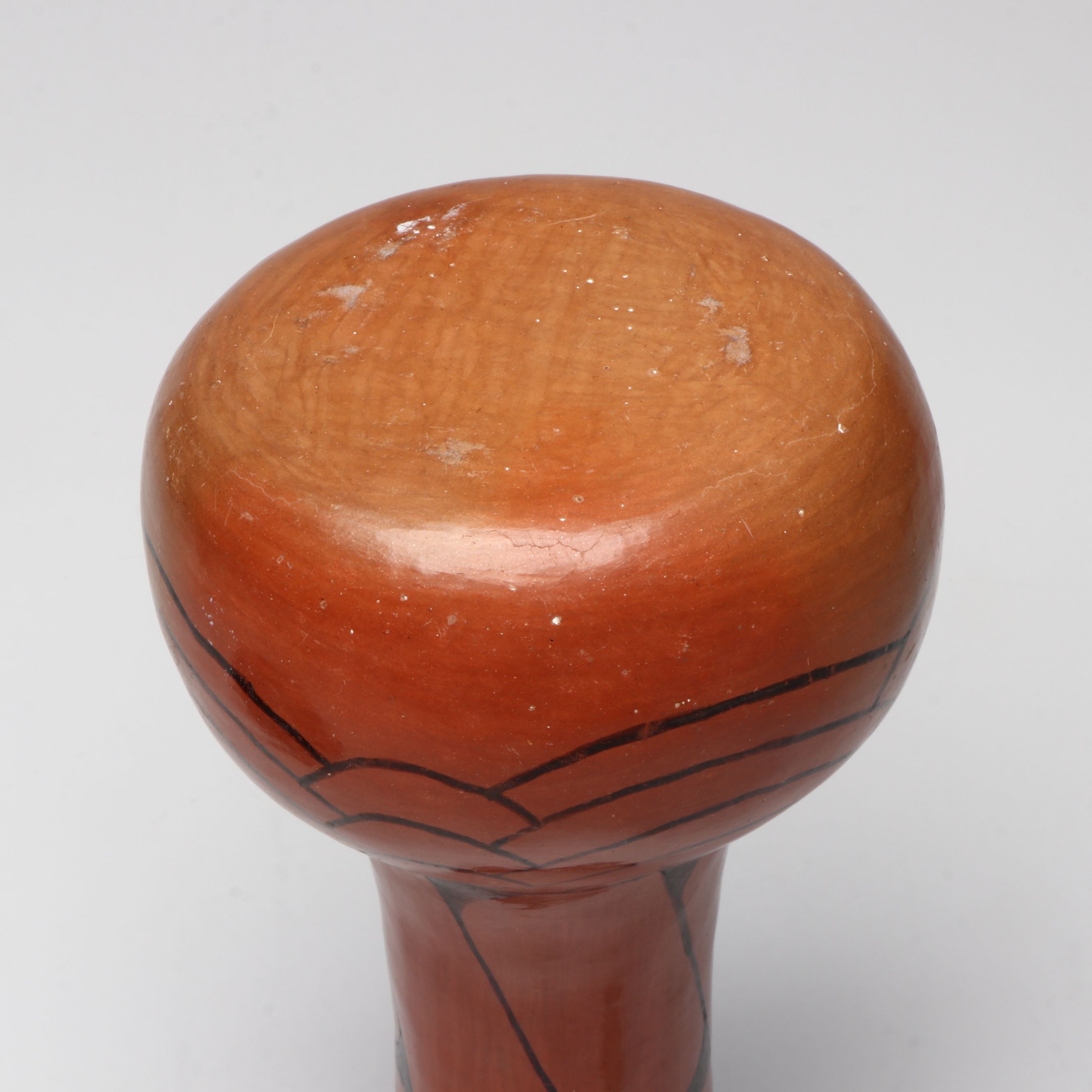 Southwestern Maricopa Style Hand-Painted Vases and Other Red Ware Pottery