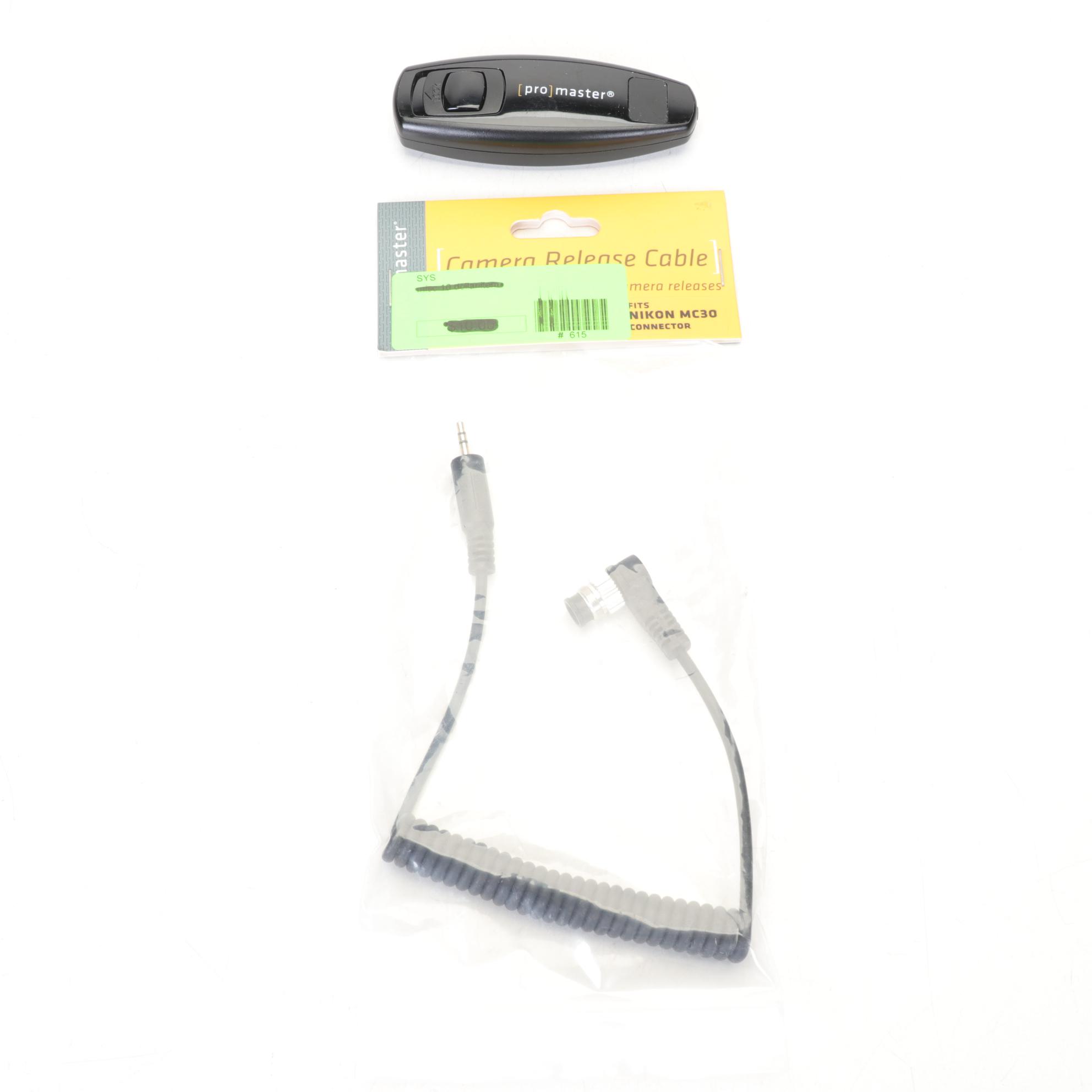 Two Canon Pixma Black Ink Tanks, Nikon MC-30 Connector and More