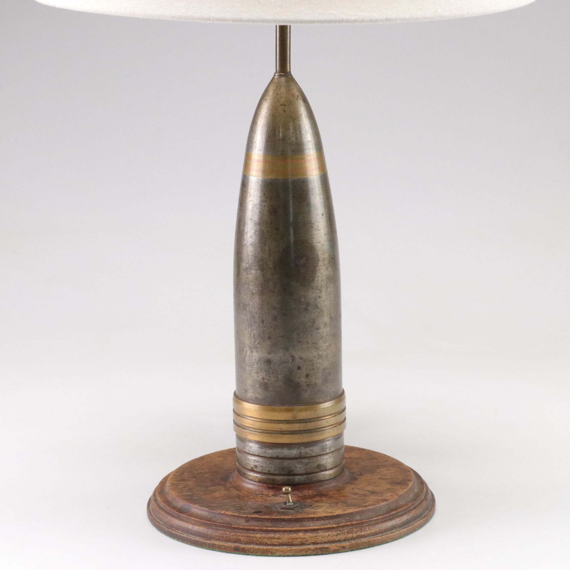 Trench Art Artillery Shell Table Lamp