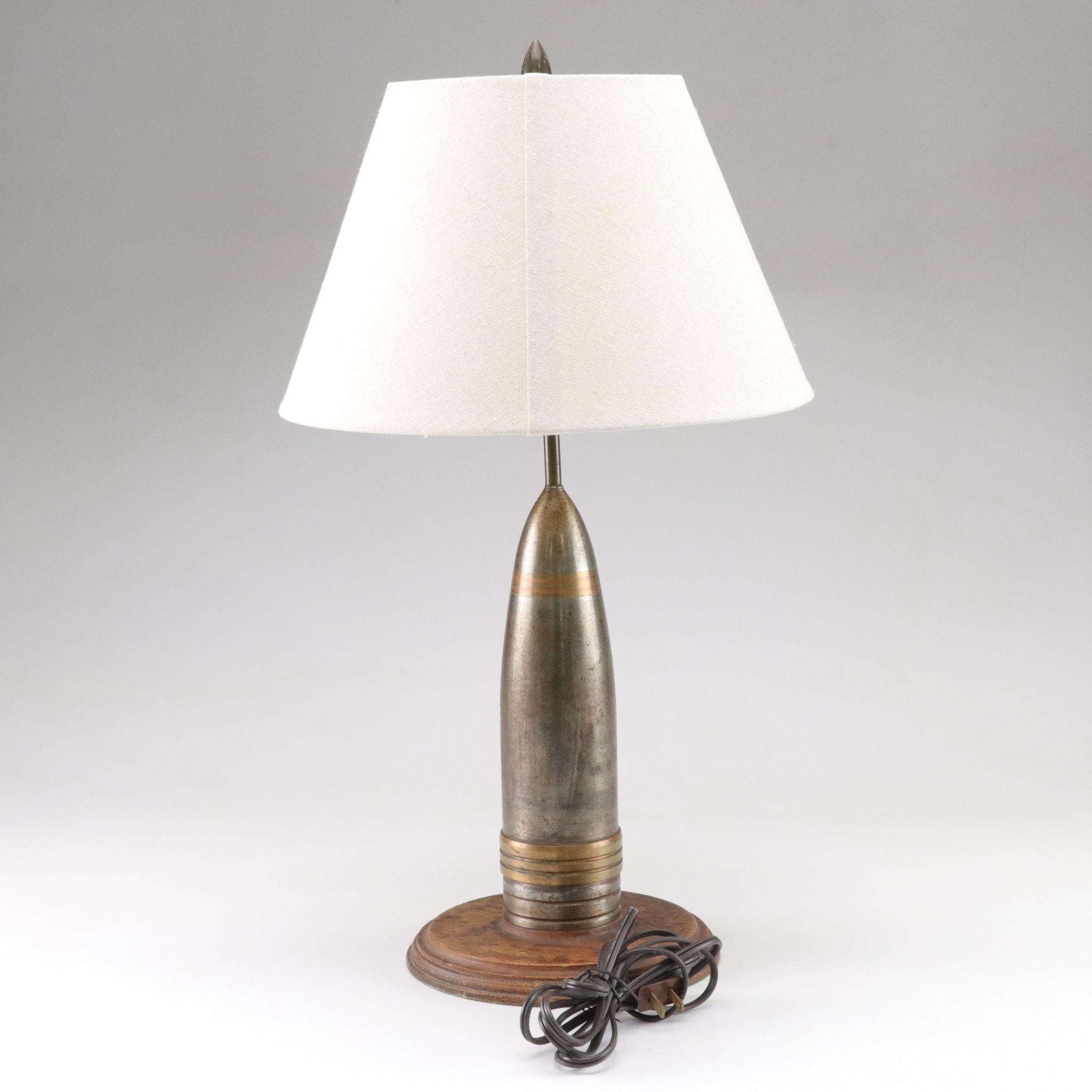 Trench Art Artillery Shell Table Lamp