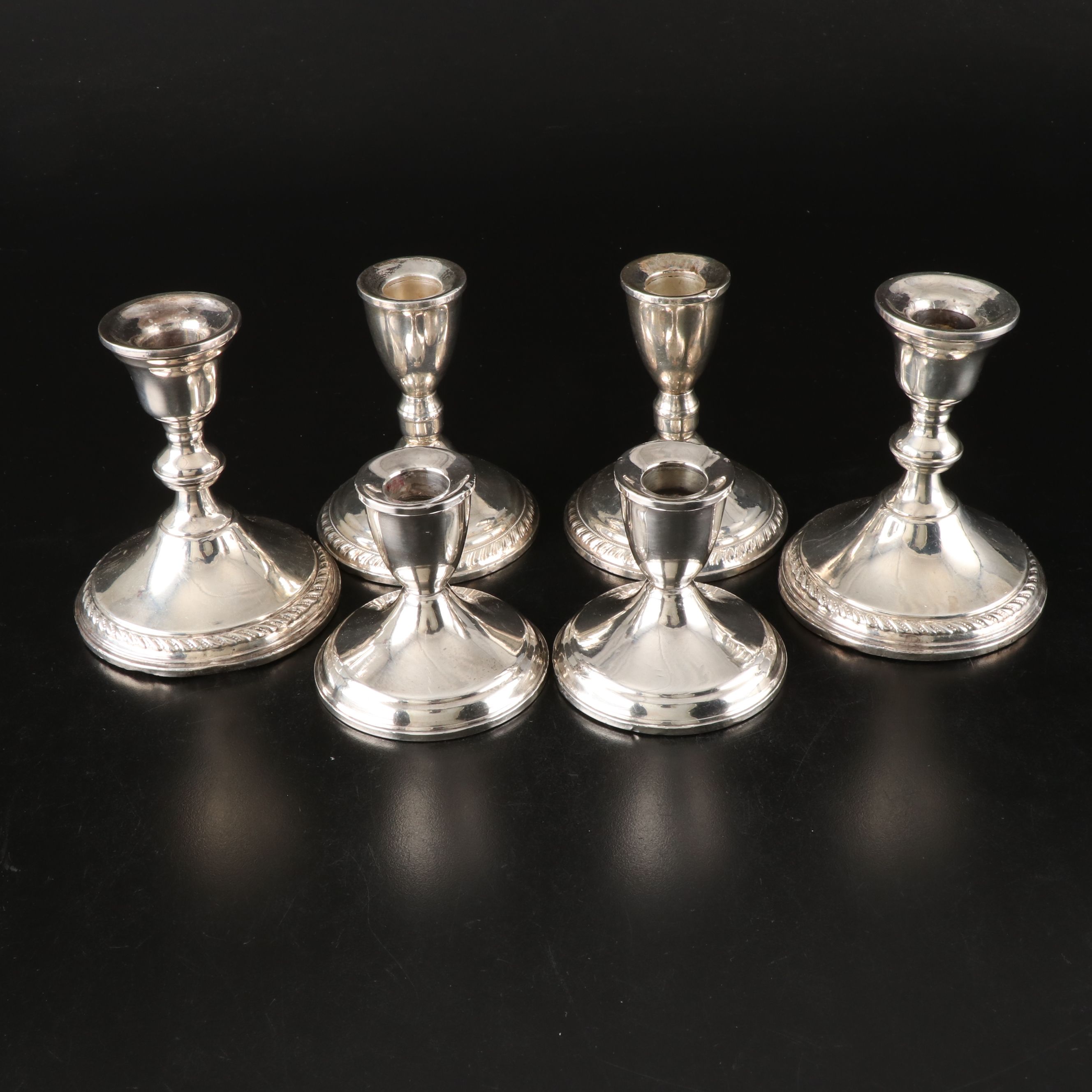 Presner and Duchin Creation Sterling Silver Weighted Candle Holder