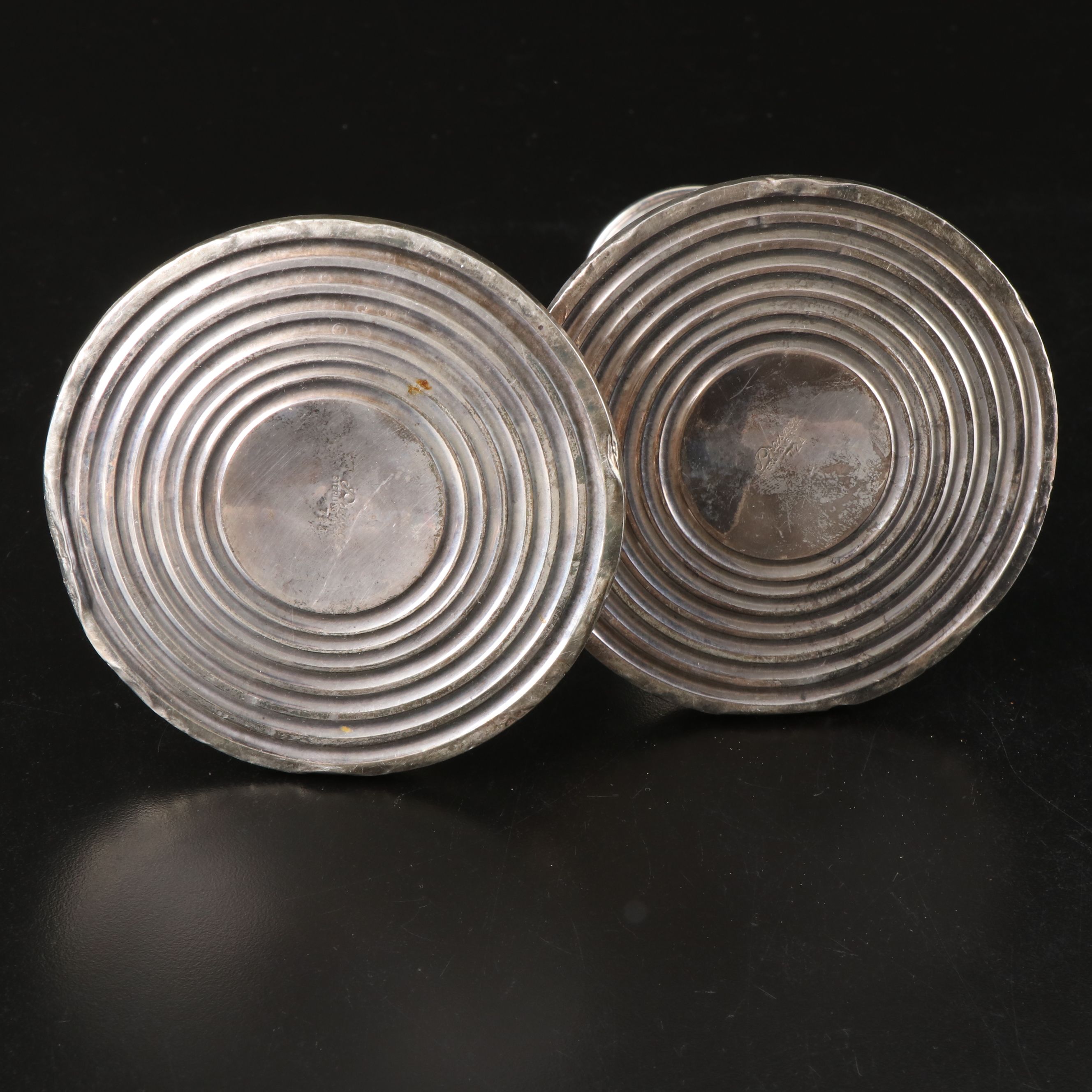 Presner and Duchin Creation Sterling Silver Weighted Candle Holder