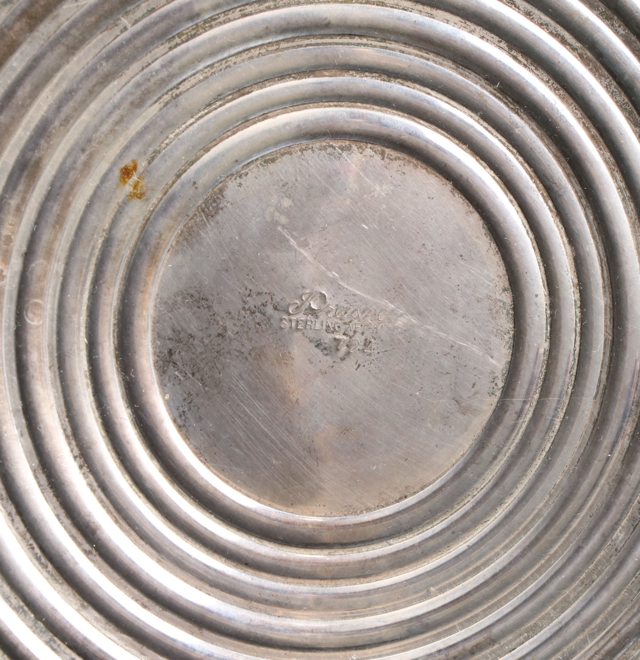 Presner and Duchin Creation Sterling Silver Weighted Candle Holder