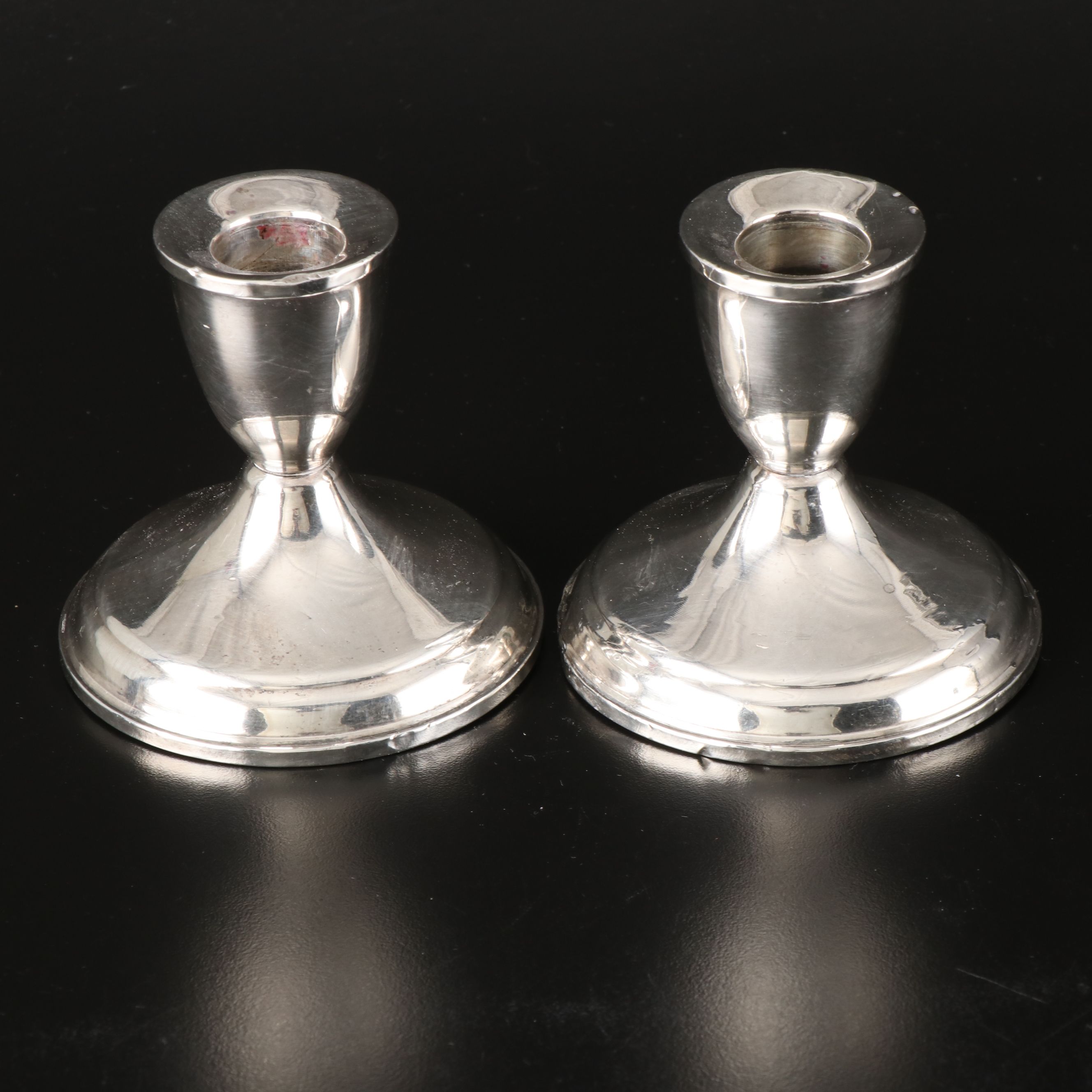 Presner and Duchin Creation Sterling Silver Weighted Candle Holder
