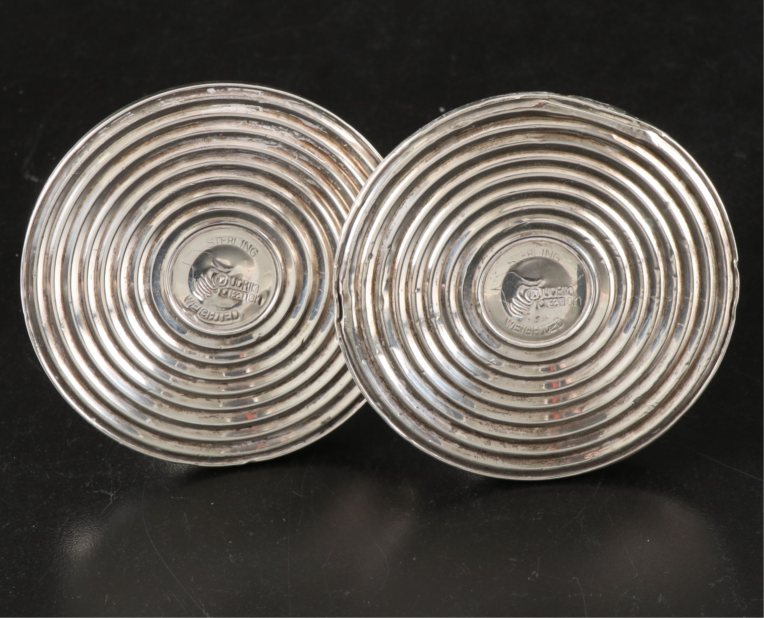 Presner and Duchin Creation Sterling Silver Weighted Candle Holder