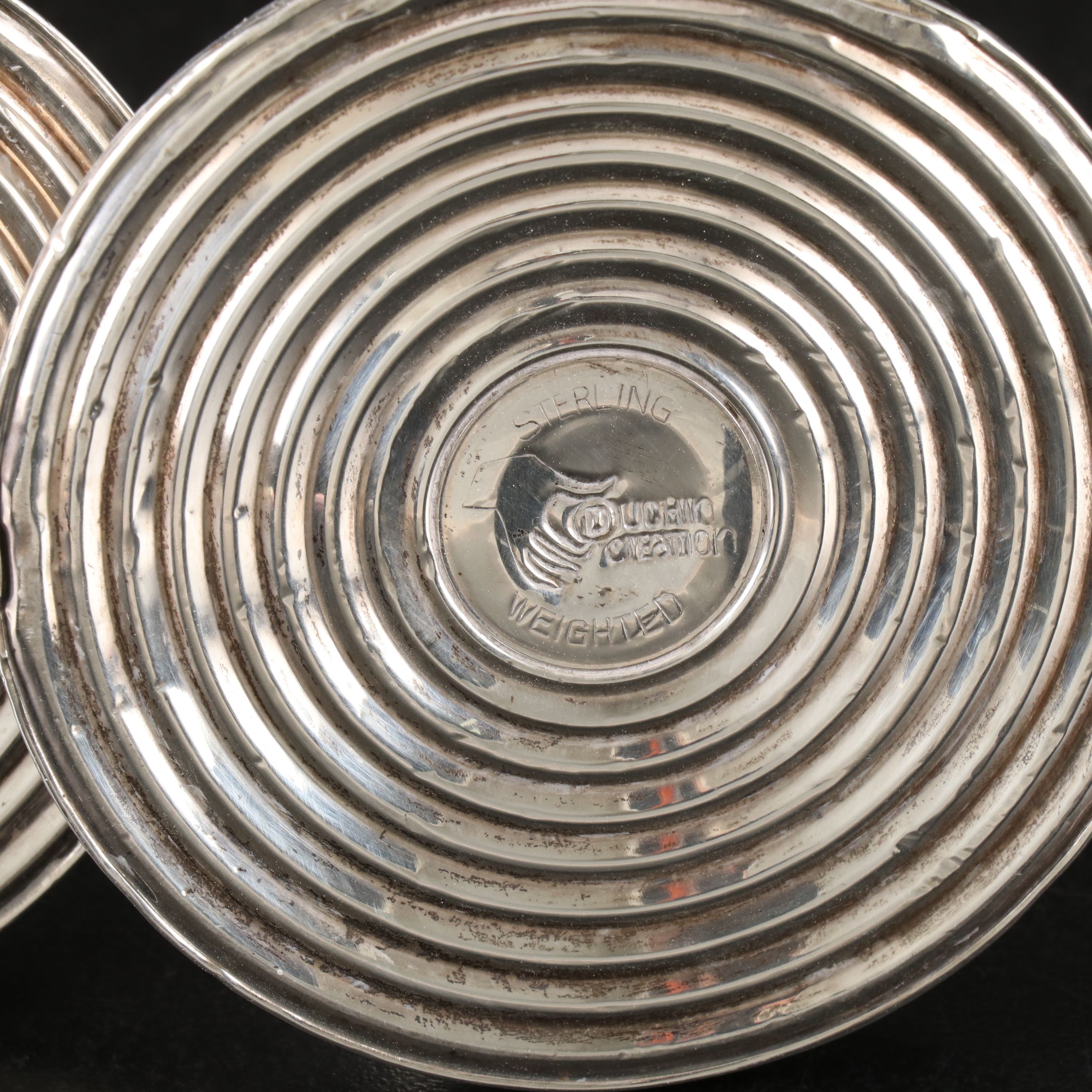 Presner and Duchin Creation Sterling Silver Weighted Candle Holder