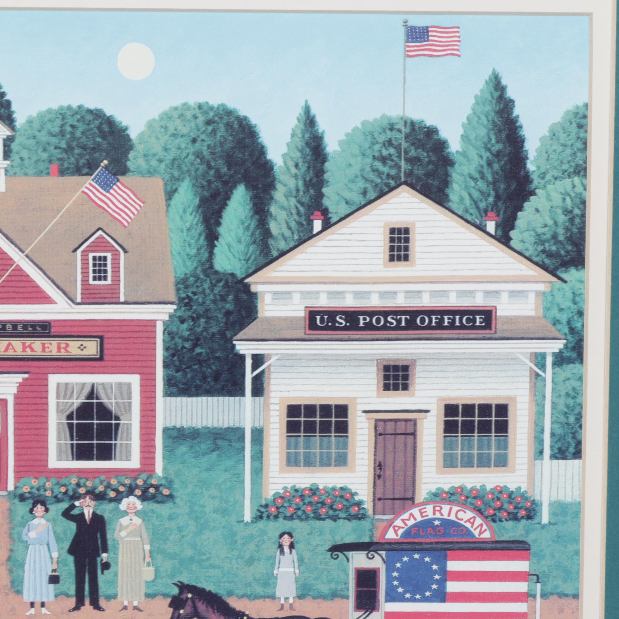 Offset Lithograph after Charles Wysocki "Young Patriots"