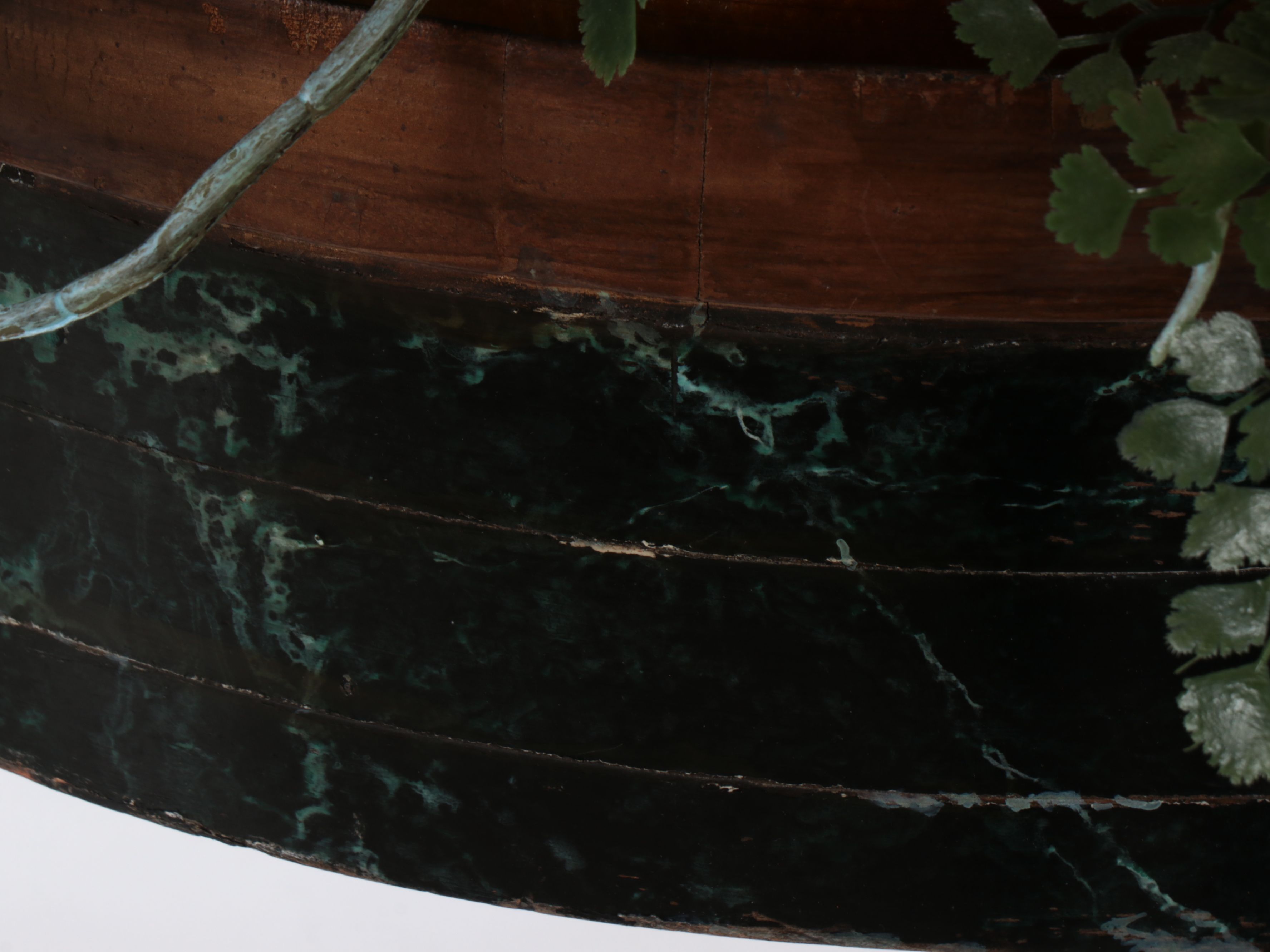 Artificial Orchid Flower Arrangements with Footed Planters