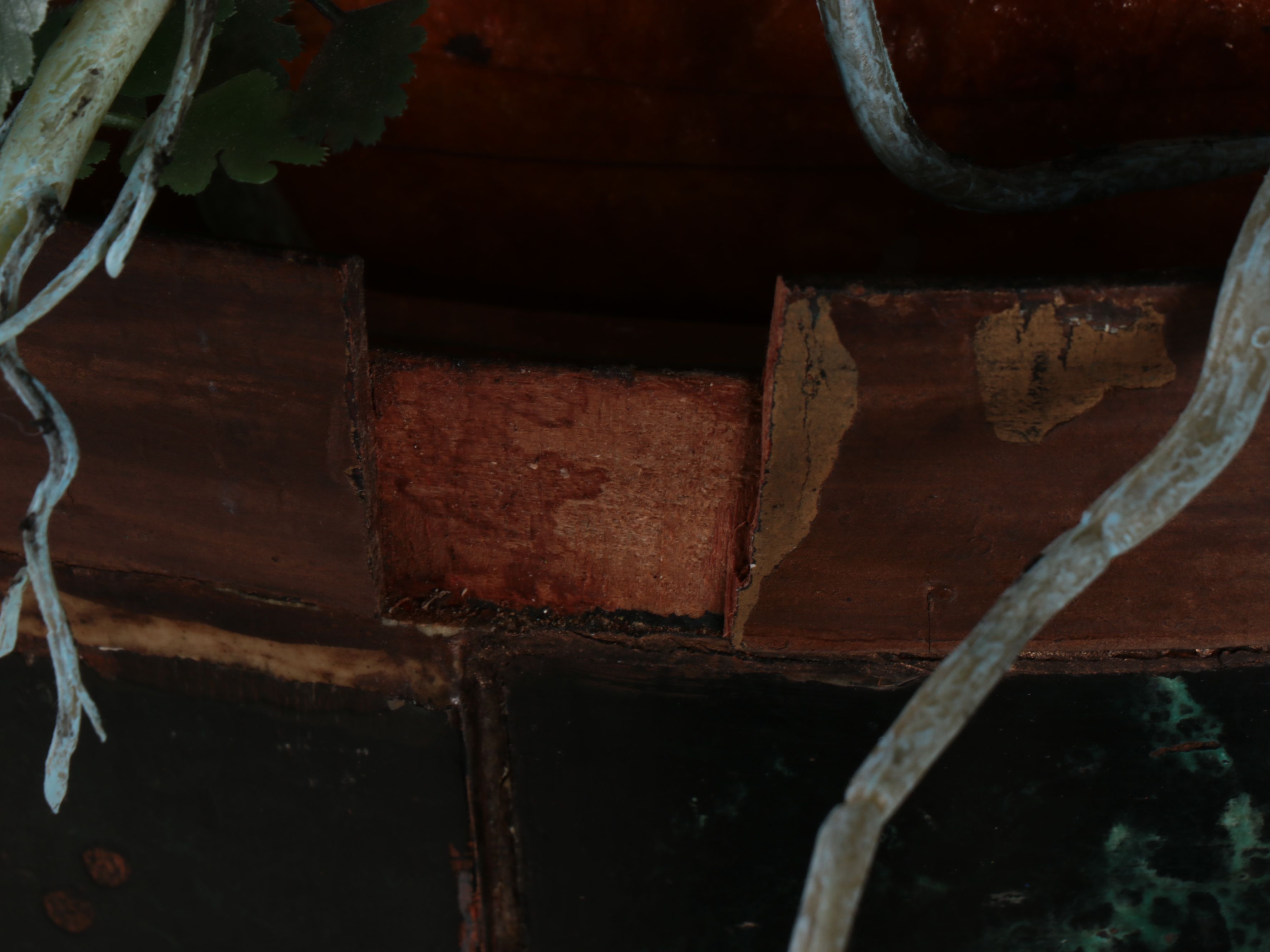 Artificial Orchid Flower Arrangements with Footed Planters