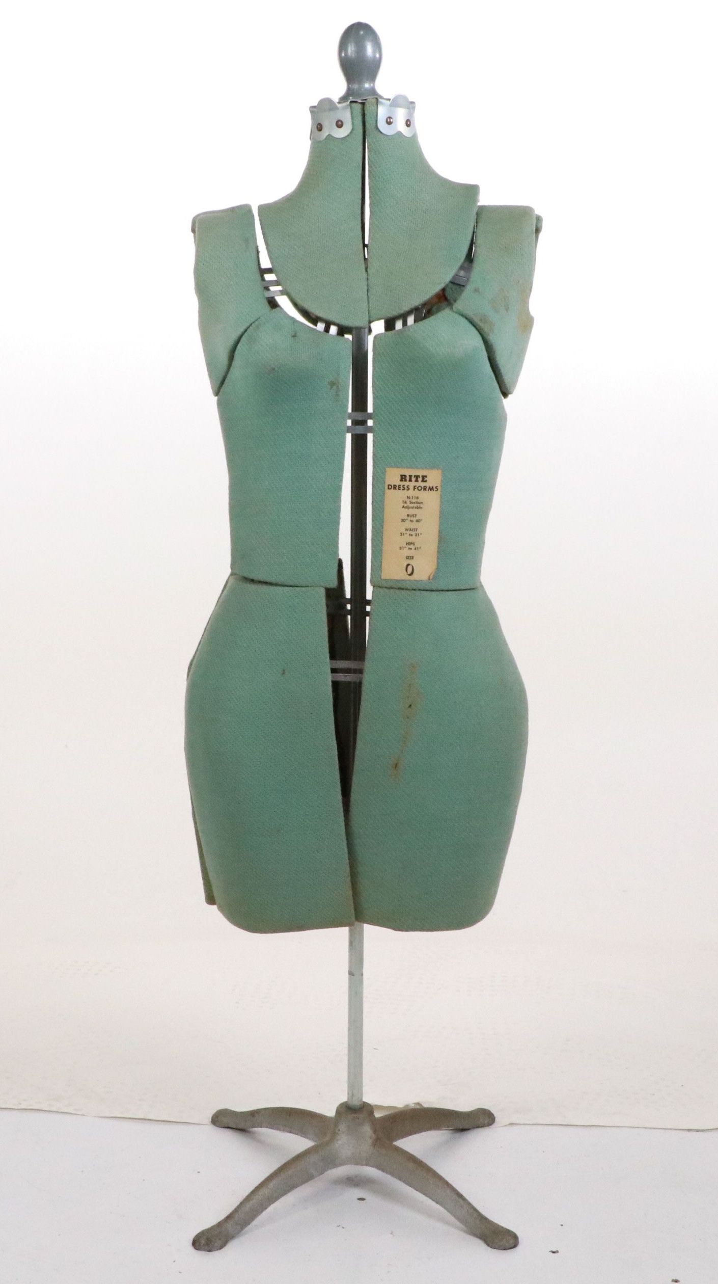 Rite Mfg. Co. N-116 Adjustable Dress Form, Mid-20th Century