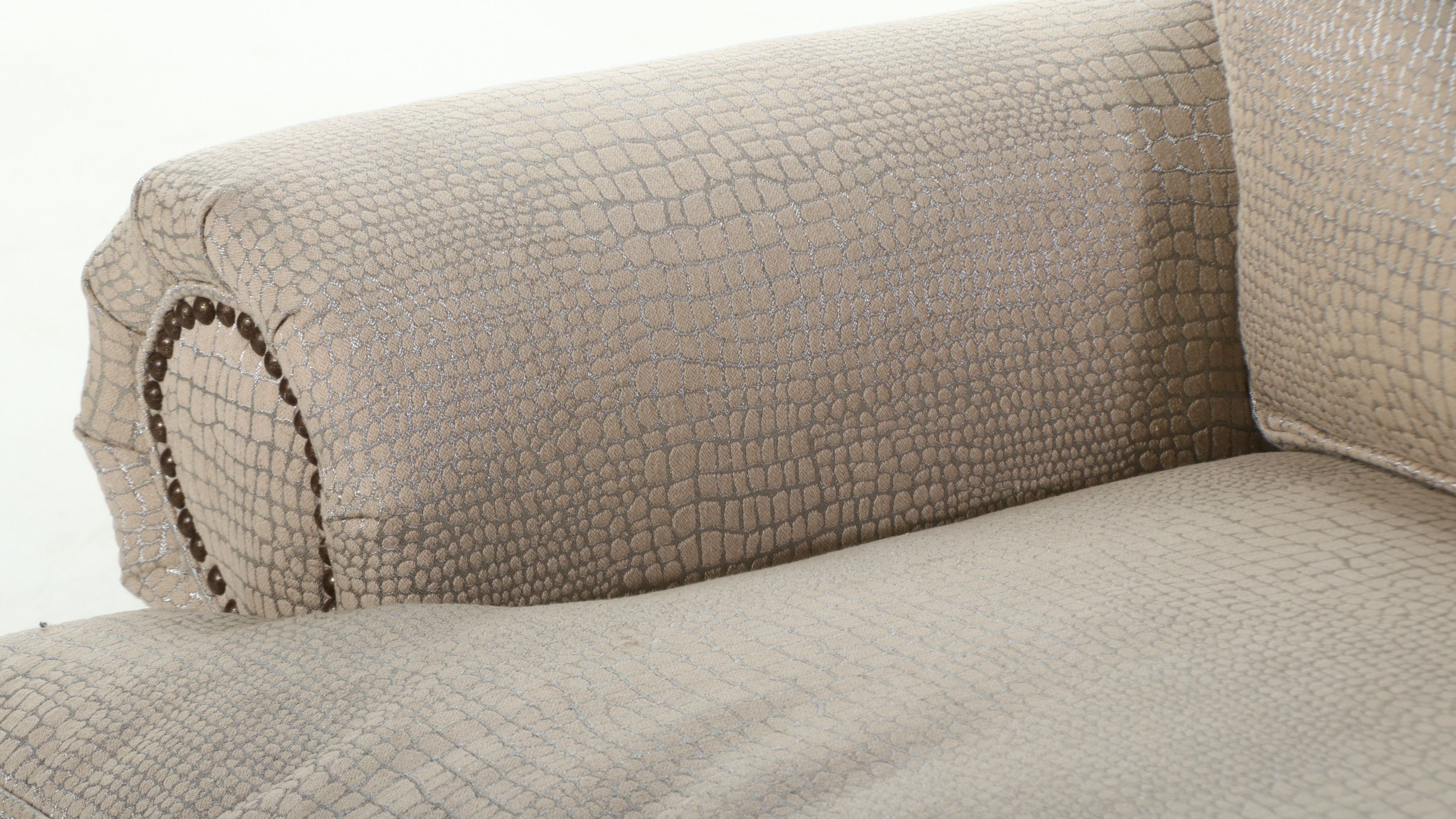 Simple Elegance Upholstered Two-Cushion Sofa