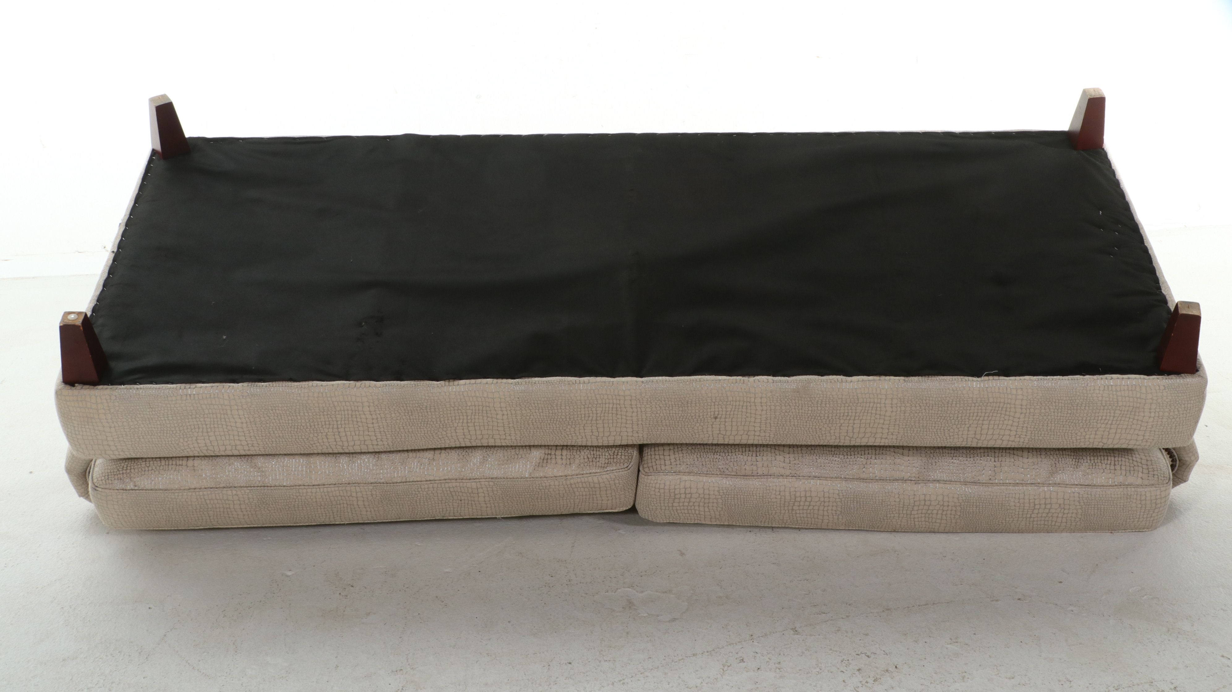 Simple Elegance Upholstered Two-Cushion Sofa