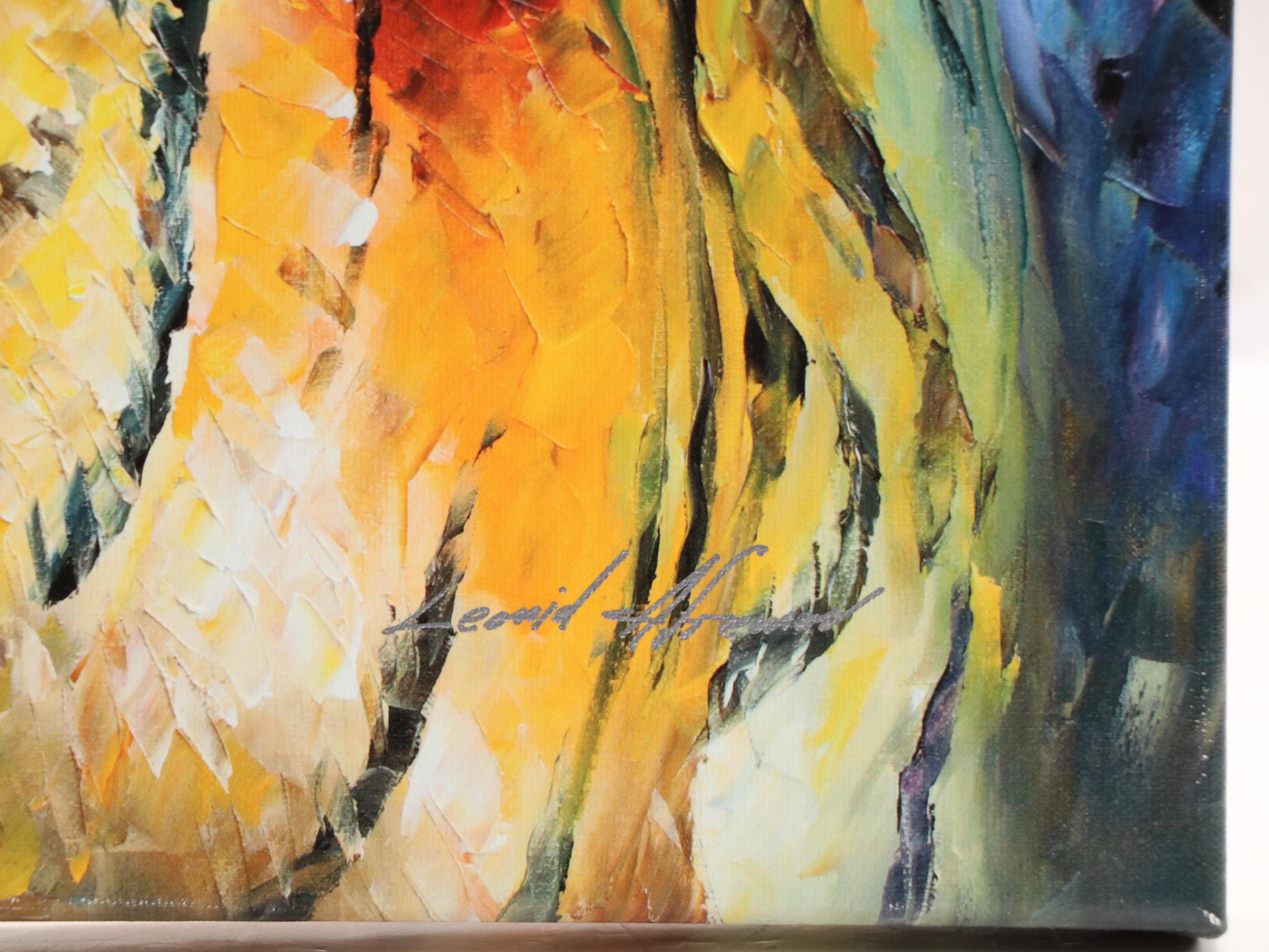 Leonid Afremov Giclée "Sweetness," 21st Century