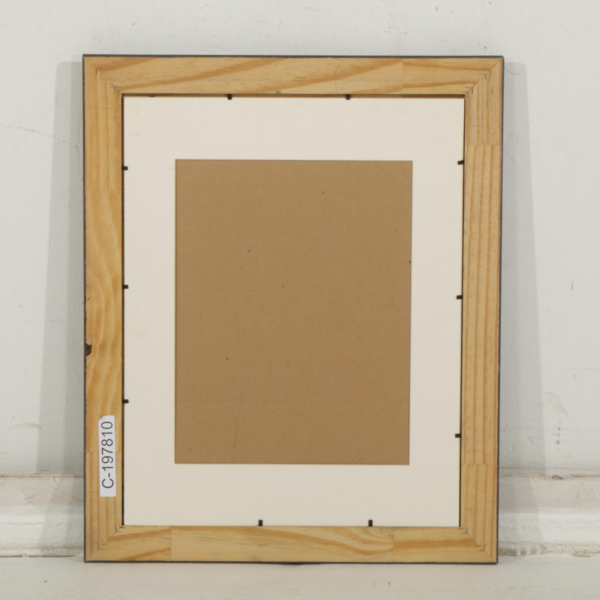 Chinese Hand-Colored Landscape Lithographs on Silk Panel