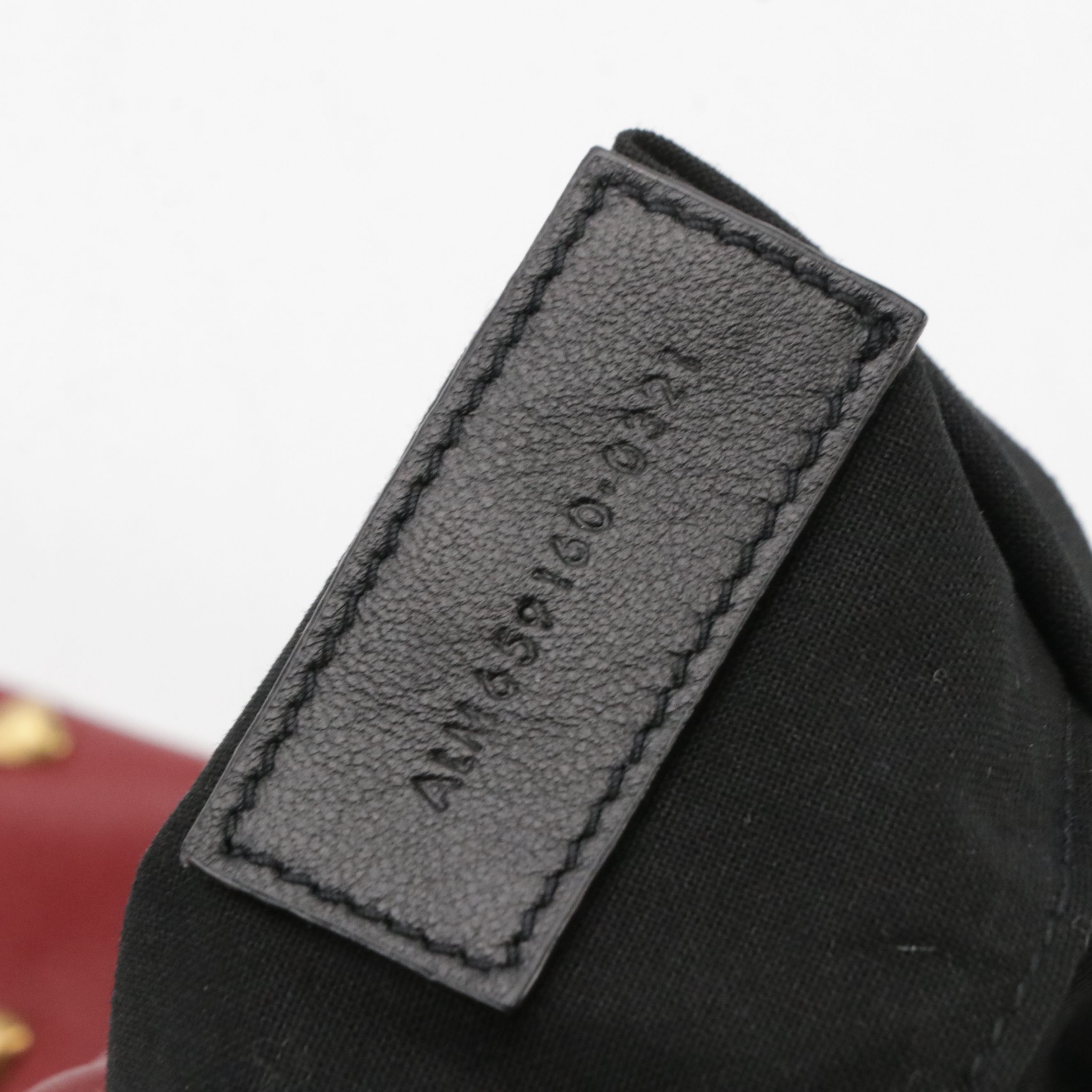 Saint Laurent Heart Stud Chain Pochon in Lambskin Leather with Box