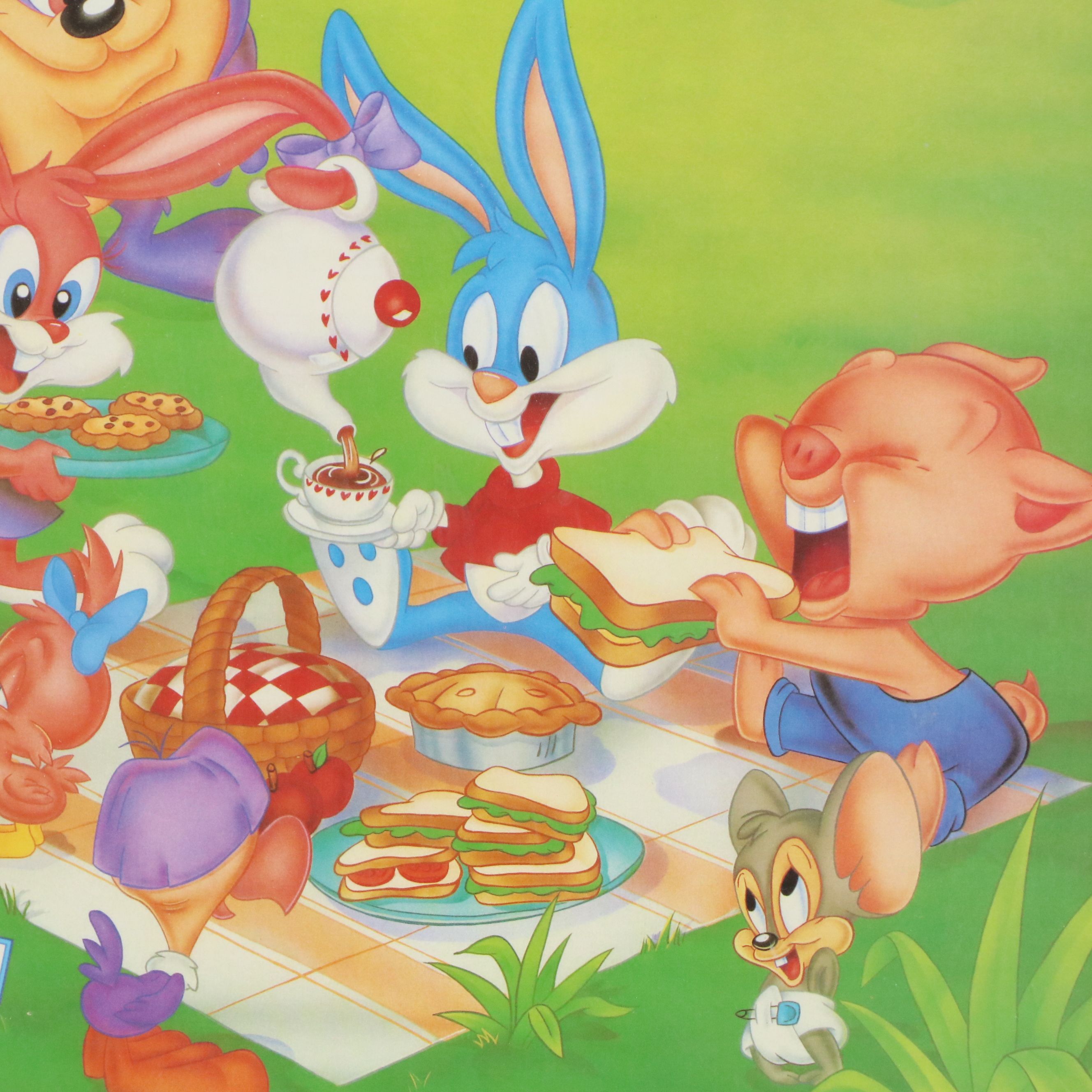 Offset Lithograph Poster "Tiny Toon Adventures," 1990-1995