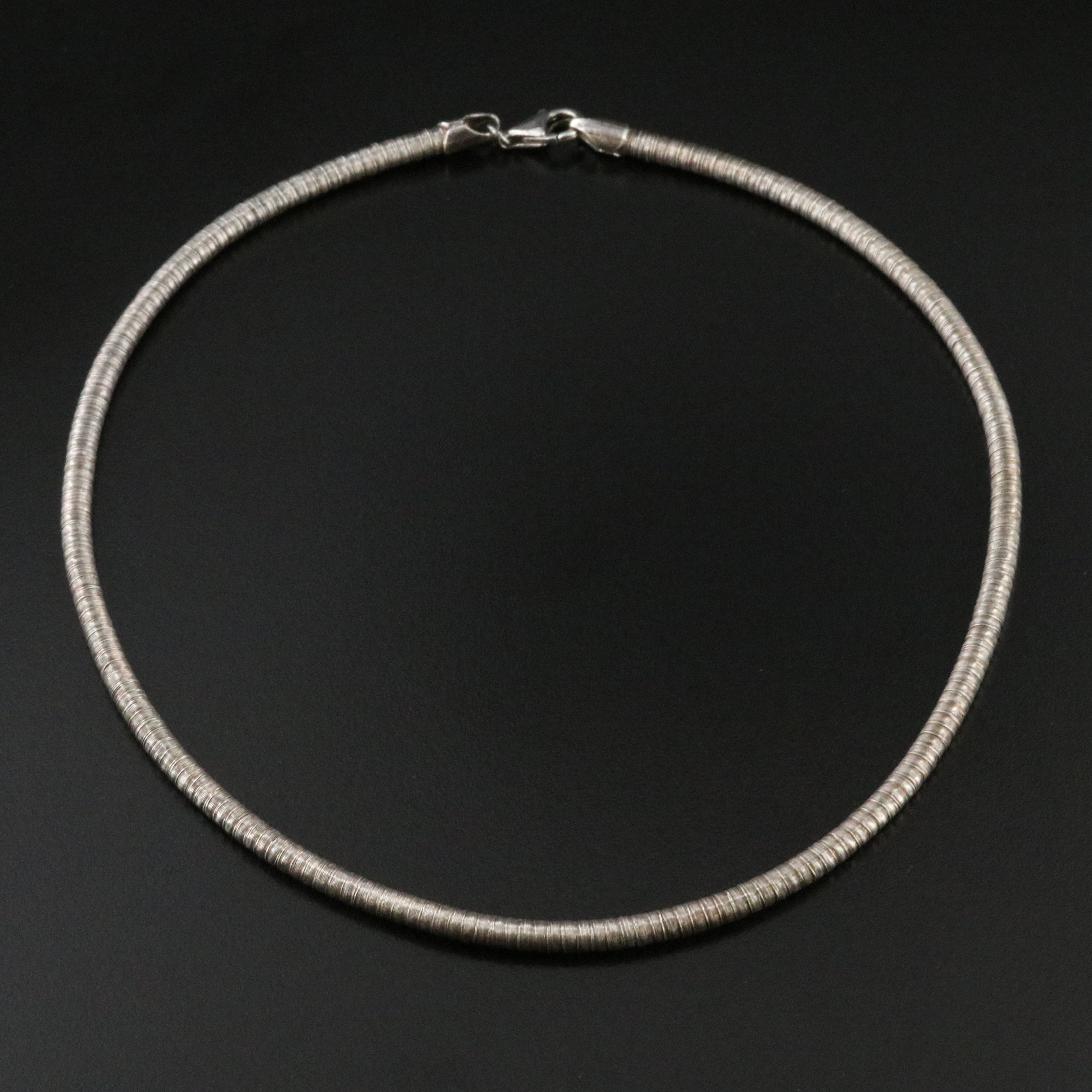 Sterling Wire-Wrapped Necklace