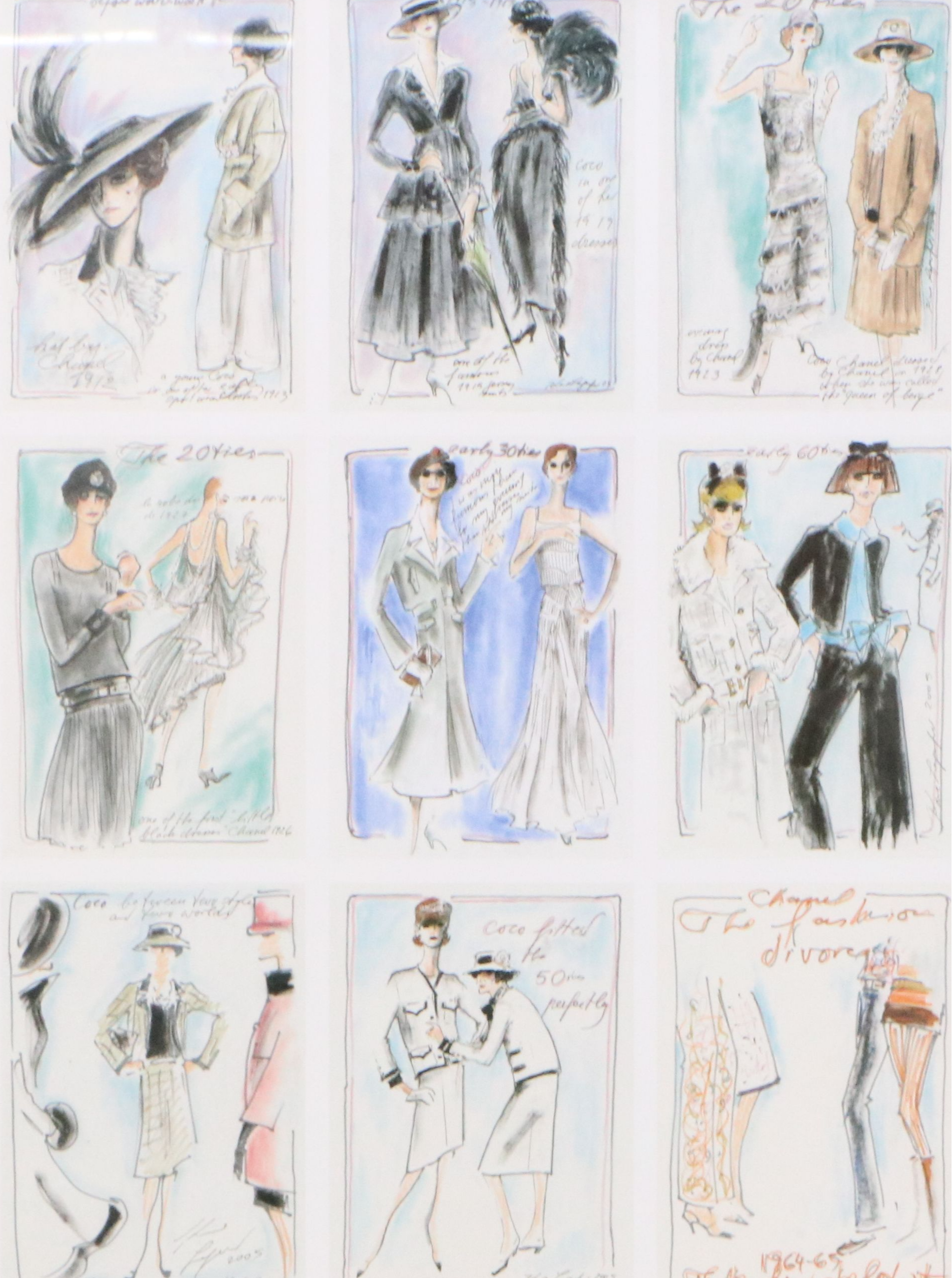 Karl Lagerfeld Chanel Offset Lithograph Exhibition Poster, 2005