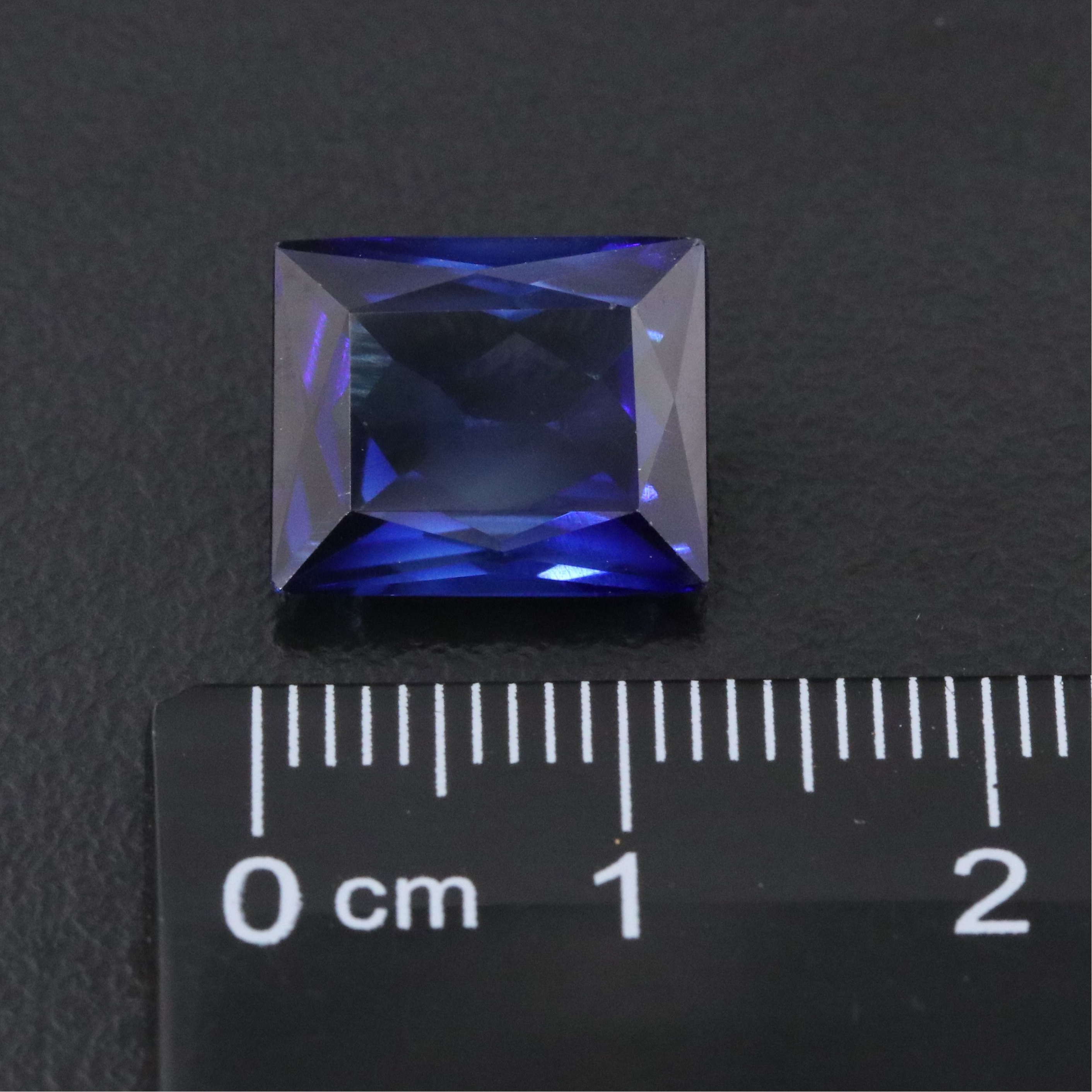 Loose 7.43 CT Lab Grown Sapphire