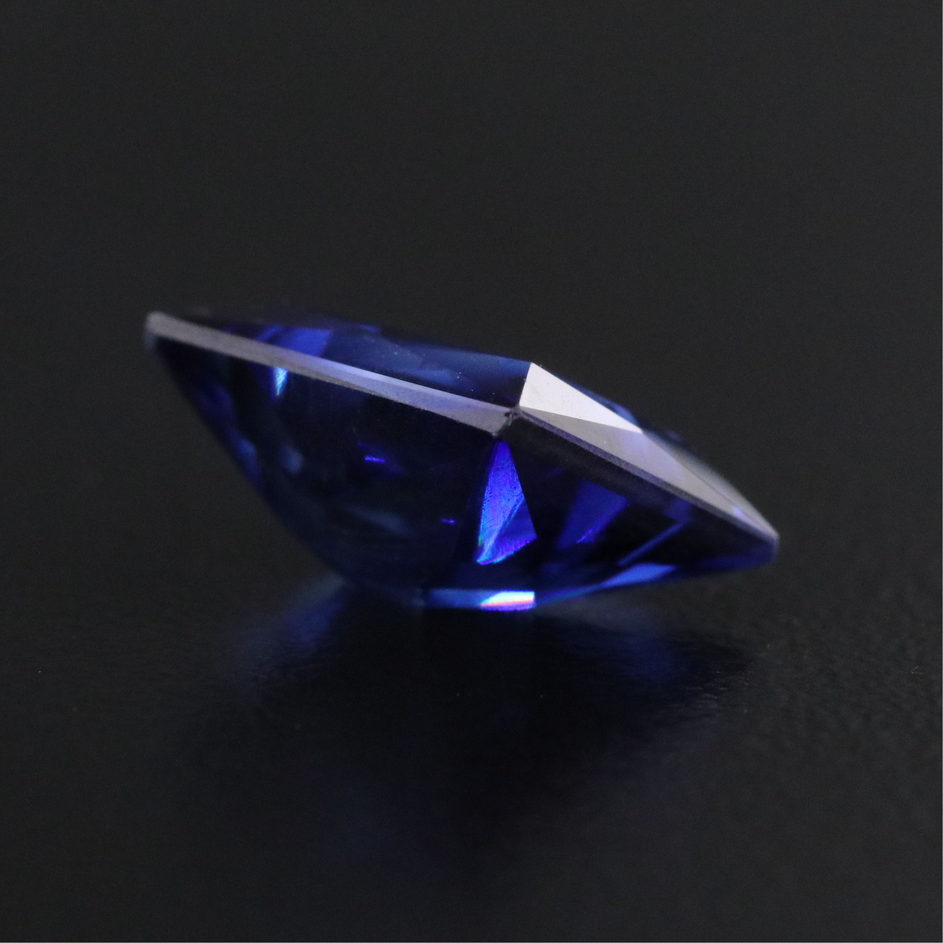 Loose 7.43 CT Lab Grown Sapphire
