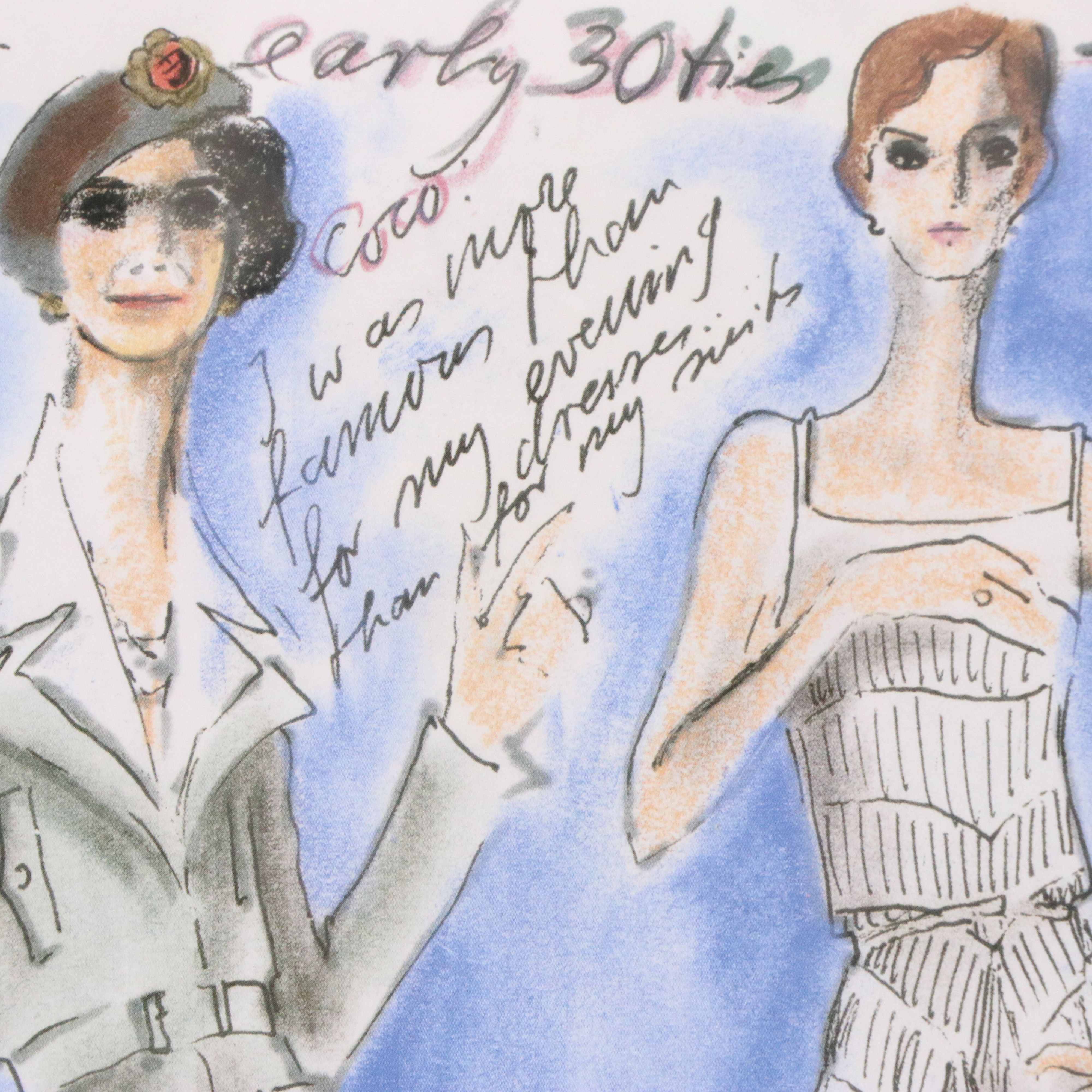 Karl Lagerfeld Chanel Offset Lithograph Exhibition Poster, 2005