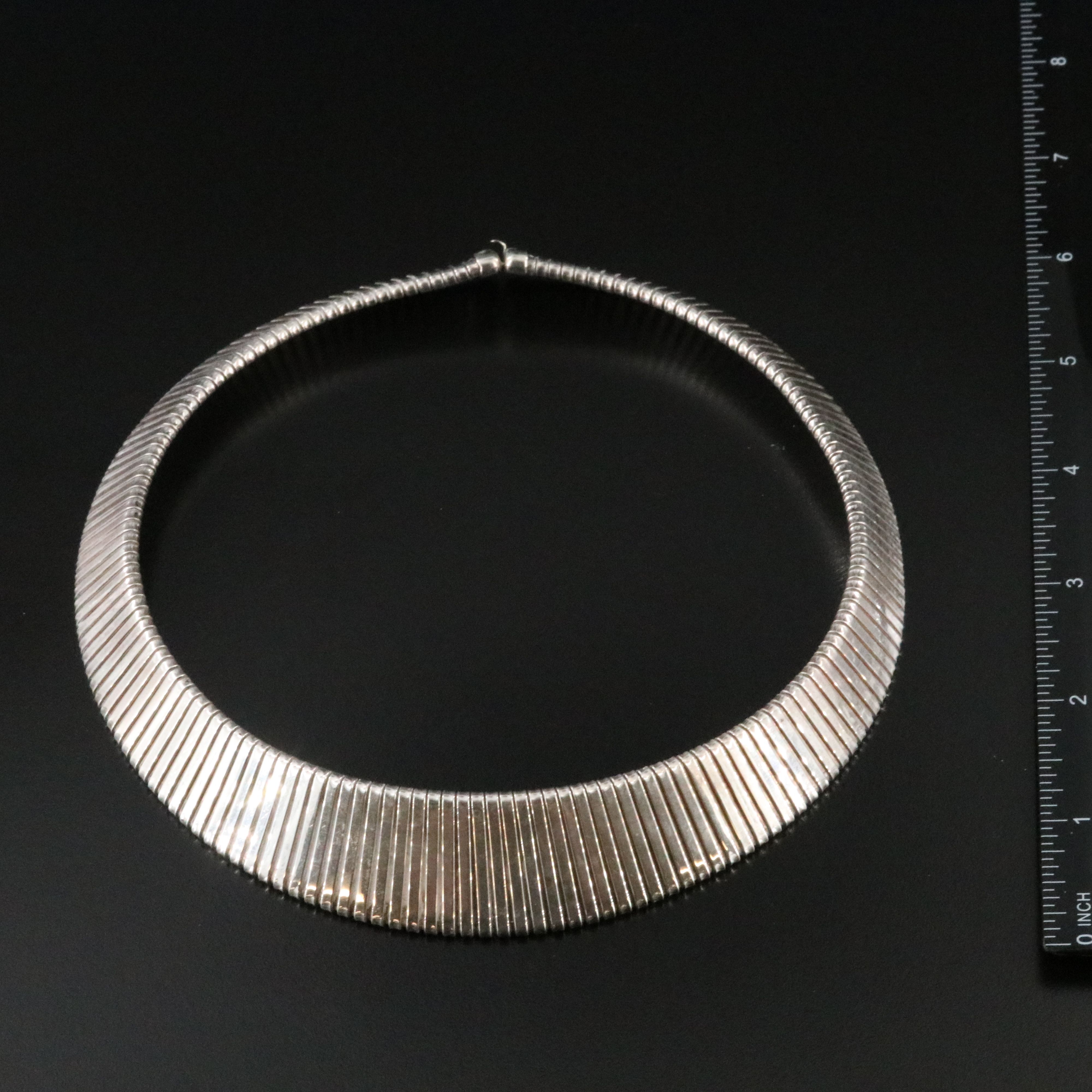 Vintage Sterling Collar Necklace