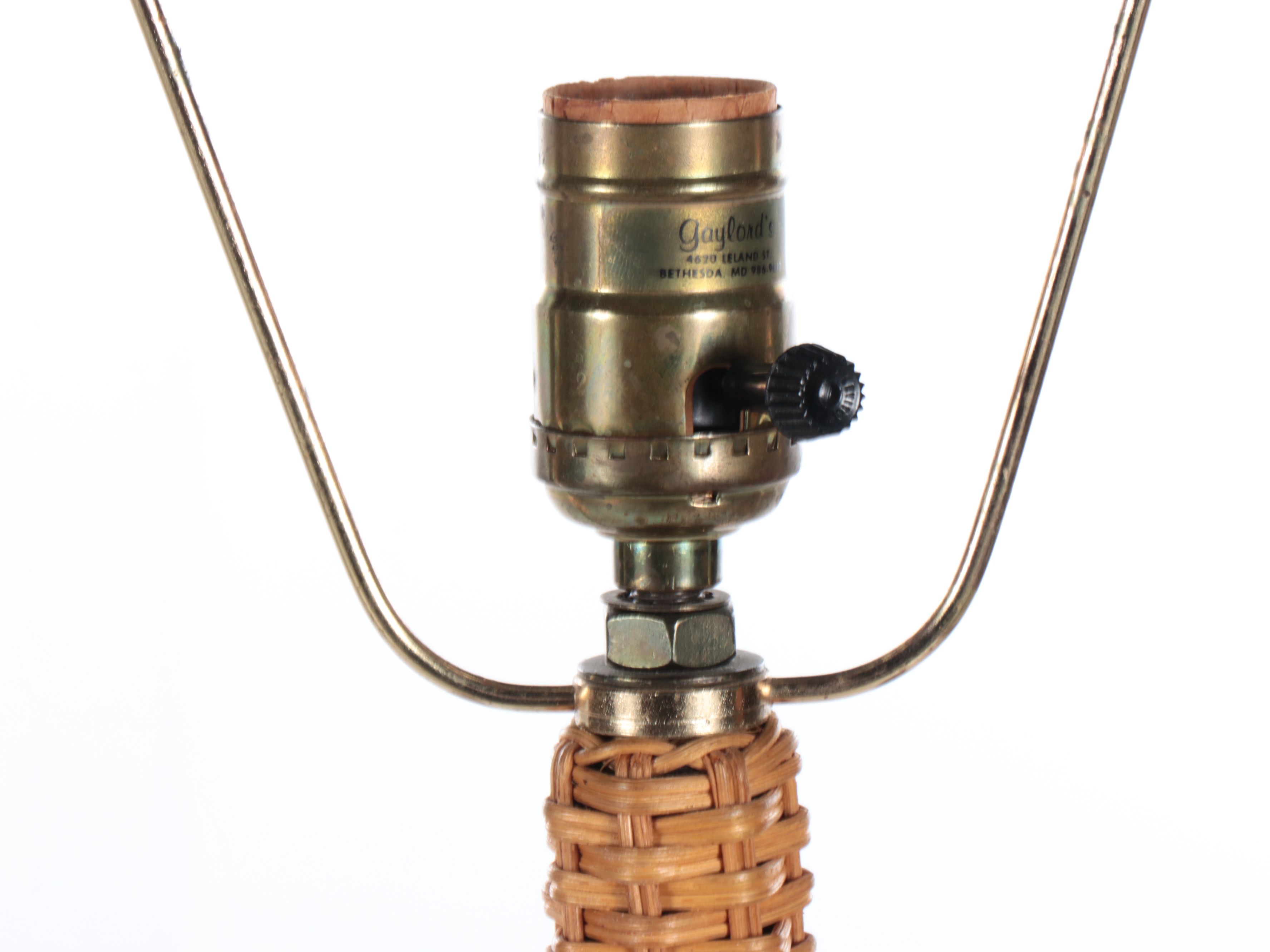 Woven Rattan Floor Lamp