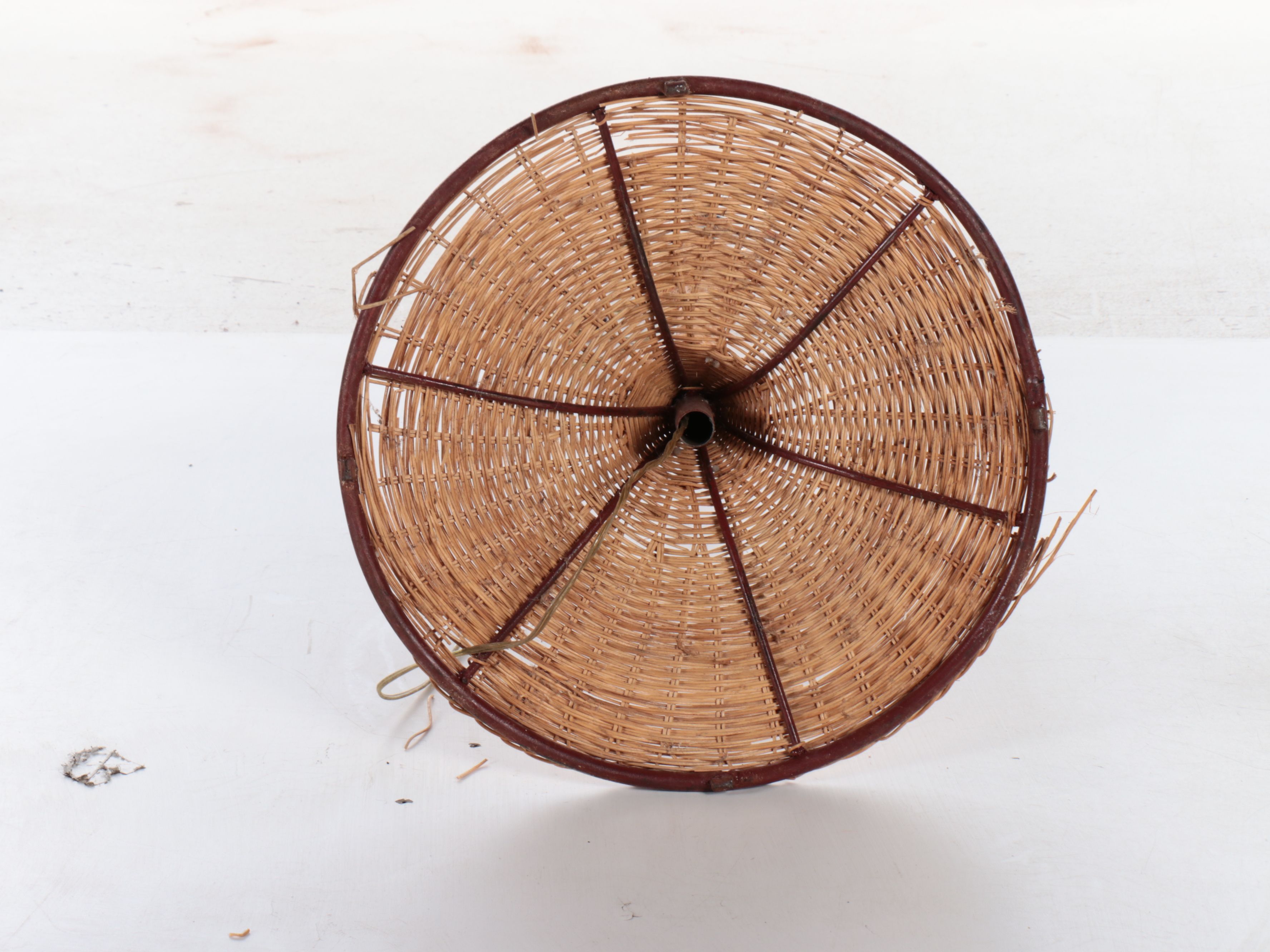 Woven Rattan Floor Lamp