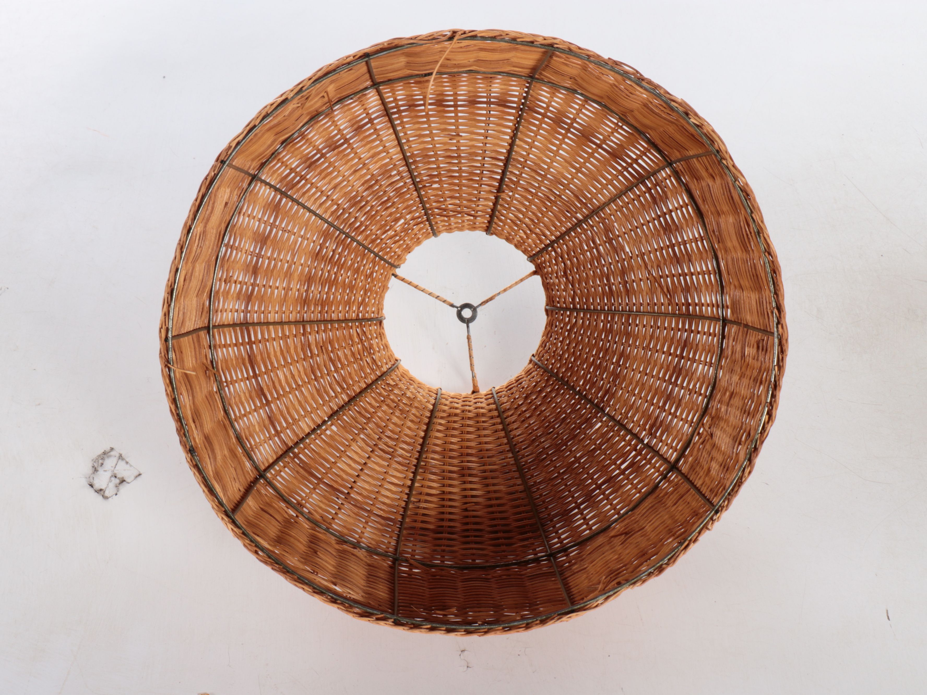 Woven Rattan Floor Lamp