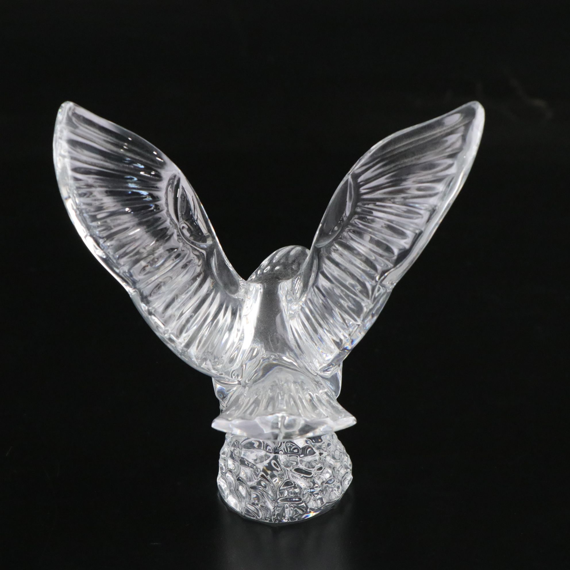Waterford Crystal "Humpback Whale", "World Globe" and "Eagle" Figurines