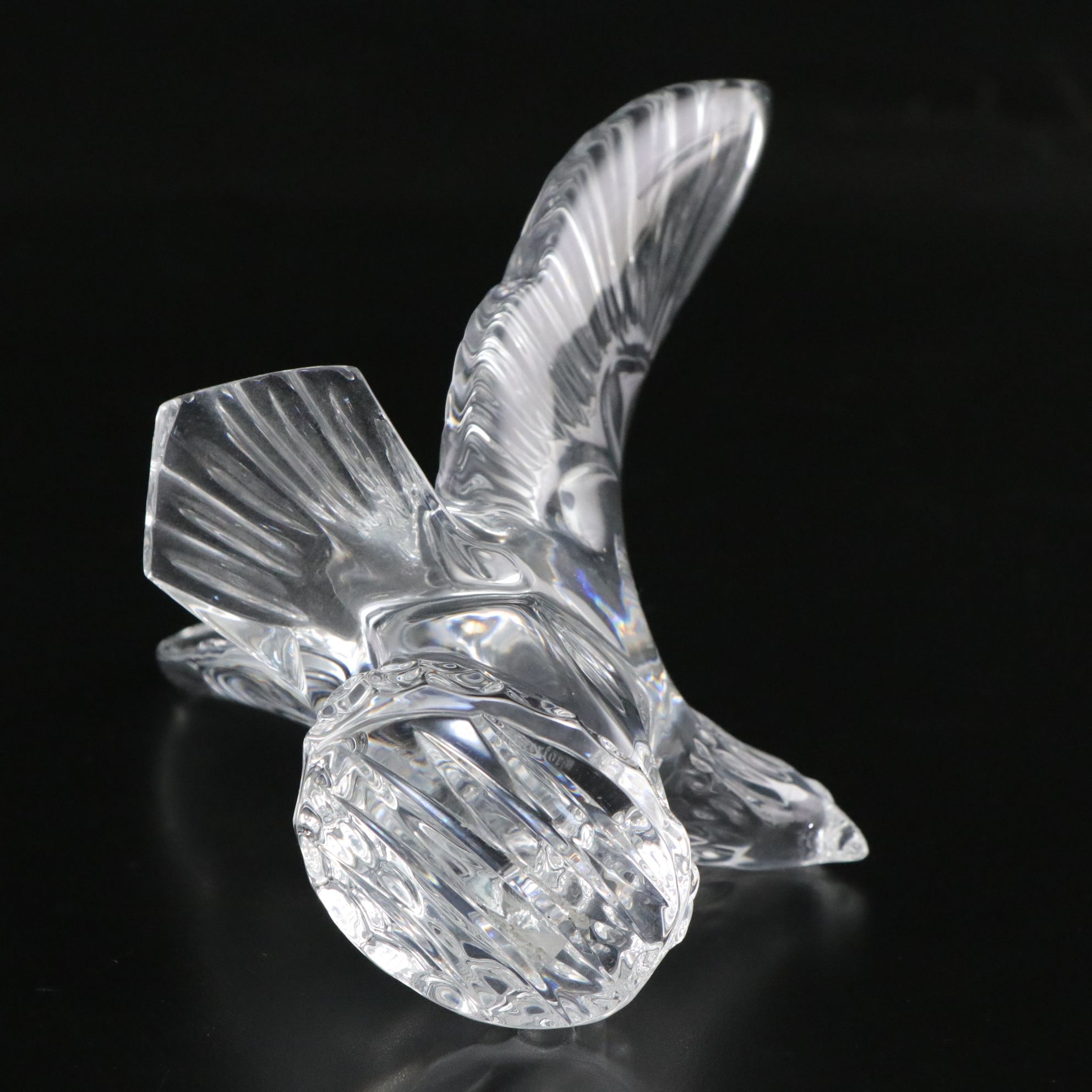 Waterford Crystal "Humpback Whale", "World Globe" and "Eagle" Figurines