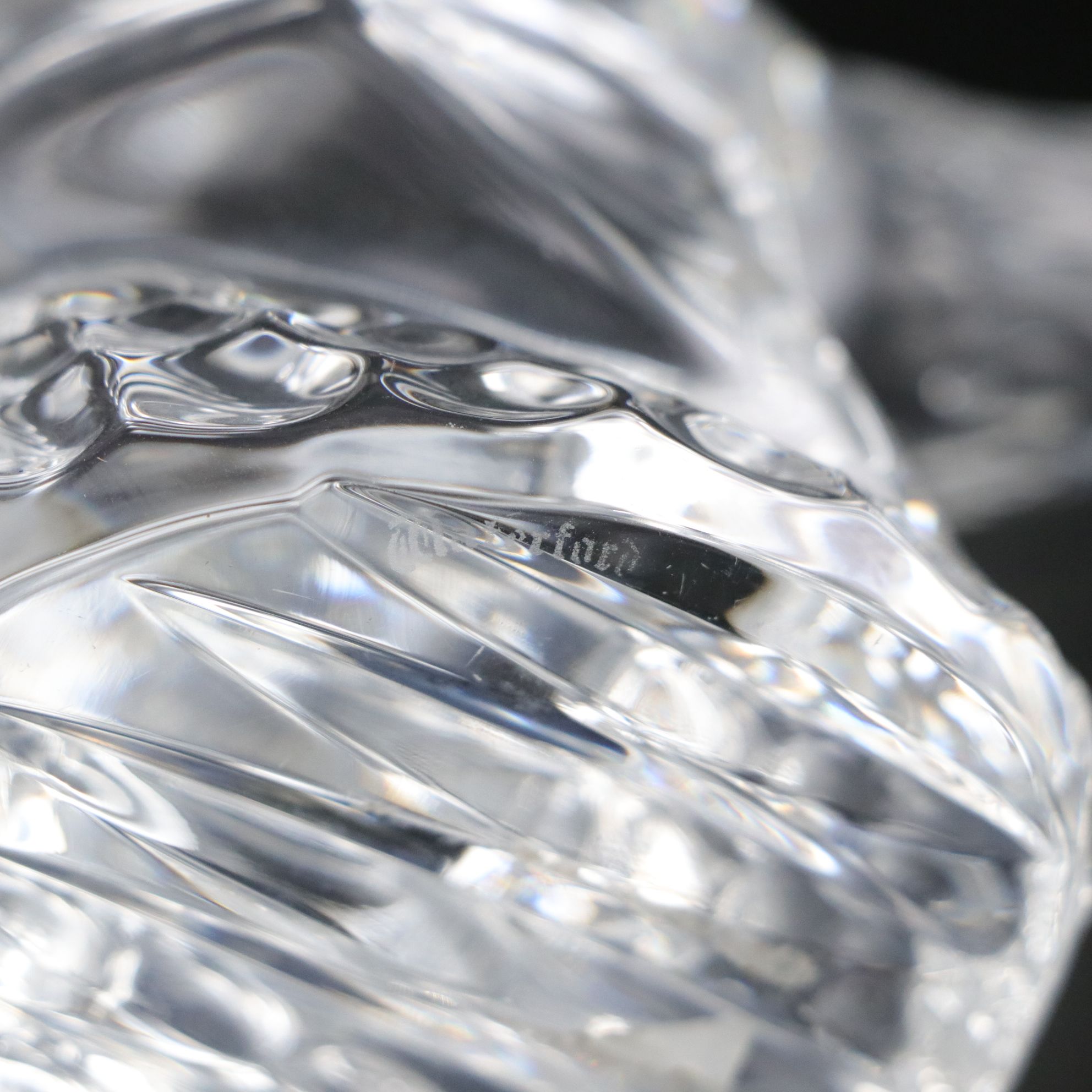 Waterford Crystal "Humpback Whale", "World Globe" and "Eagle" Figurines