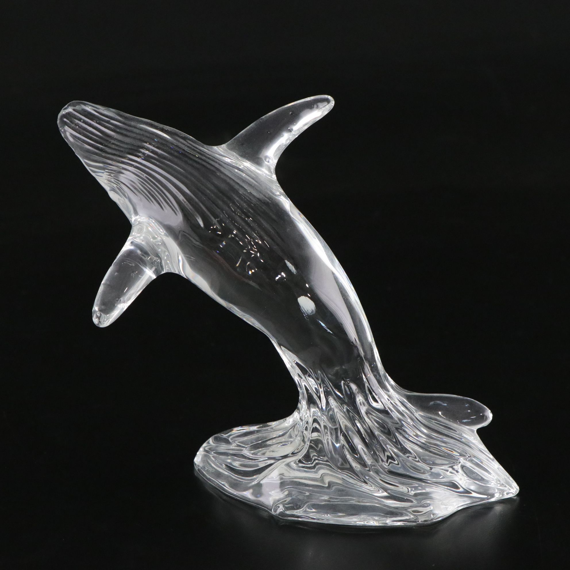 Waterford Crystal "Humpback Whale", "World Globe" and "Eagle" Figurines