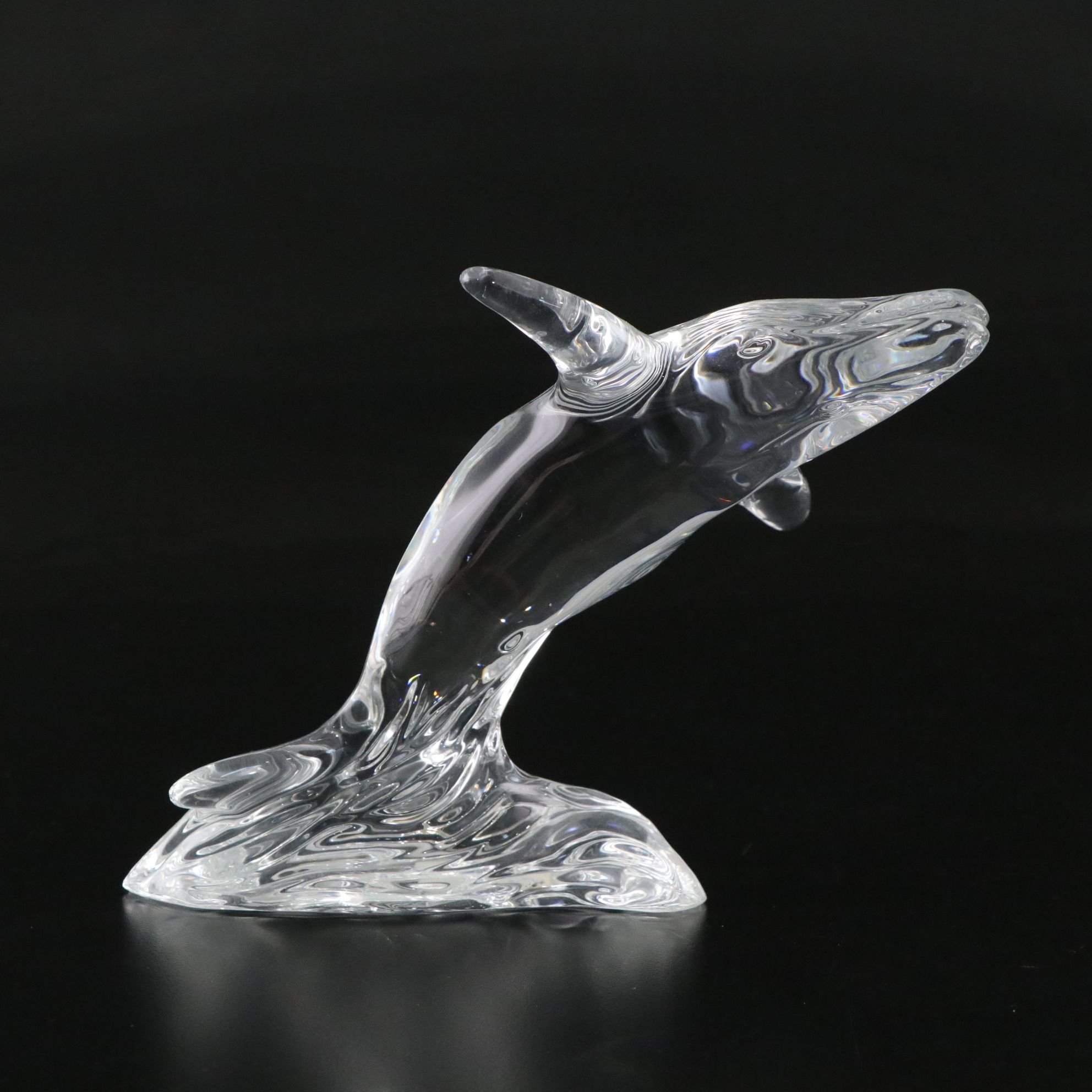 Waterford Crystal "Humpback Whale", "World Globe" and "Eagle" Figurines
