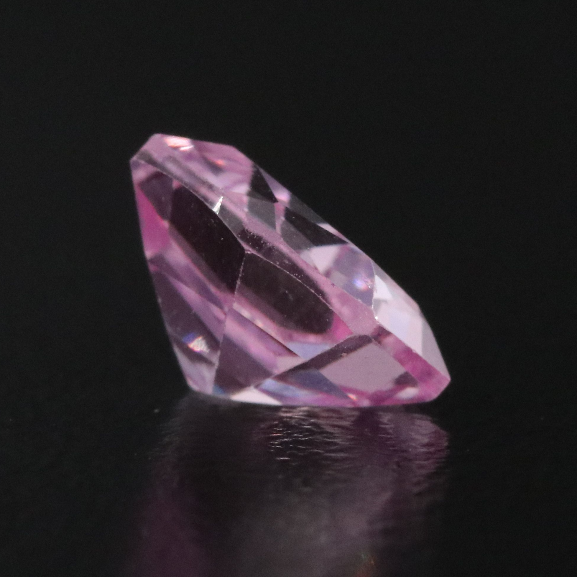 Loose 3.00 CT Lab Grown Pink Sapphire