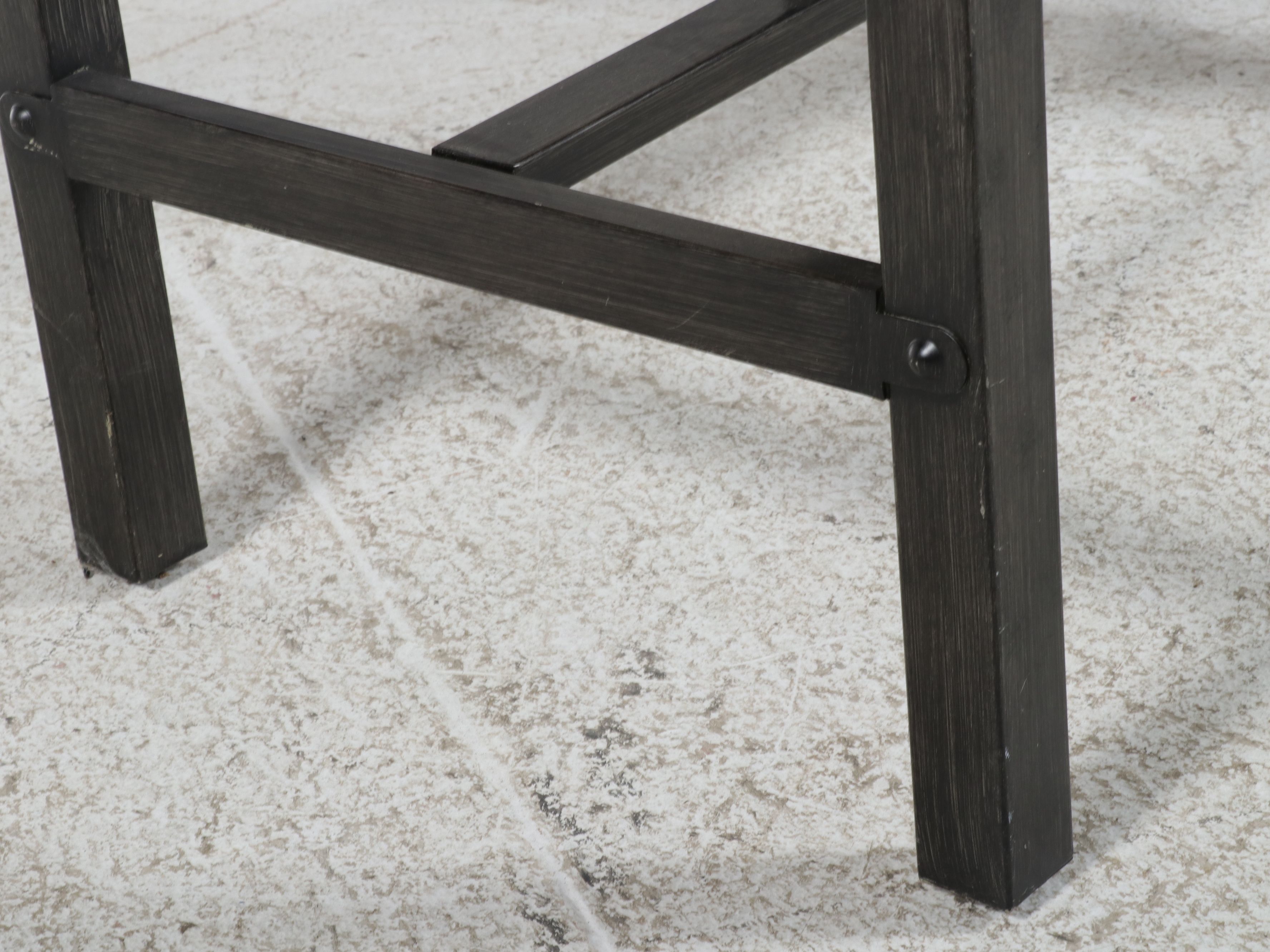 Contemporary Industrial Seven-Piece Counter-Height Dining Set