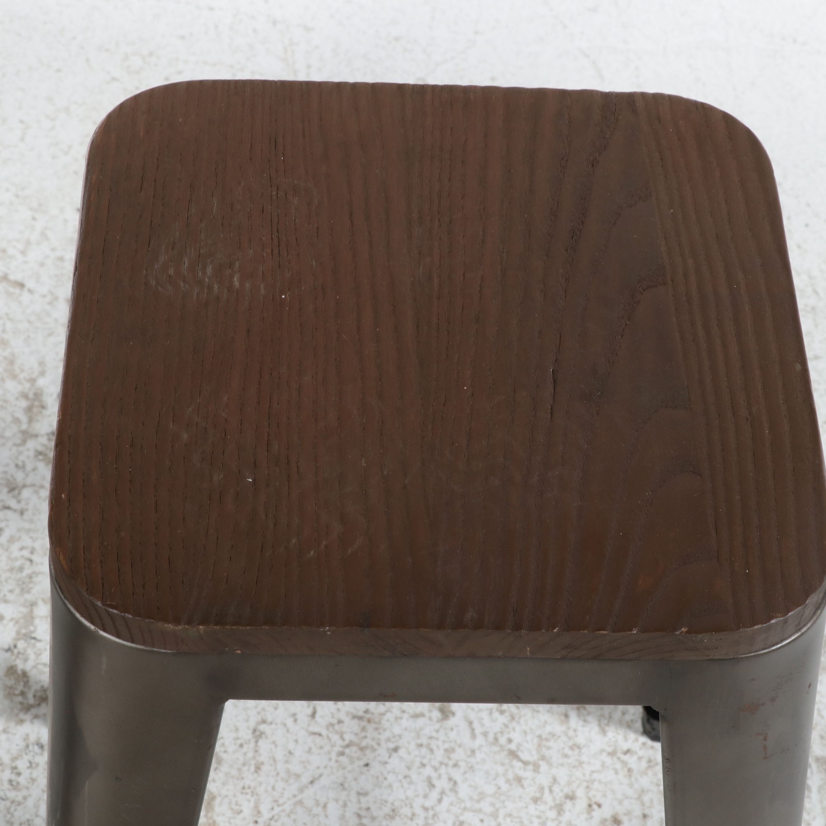 Contemporary Industrial Seven-Piece Counter-Height Dining Set