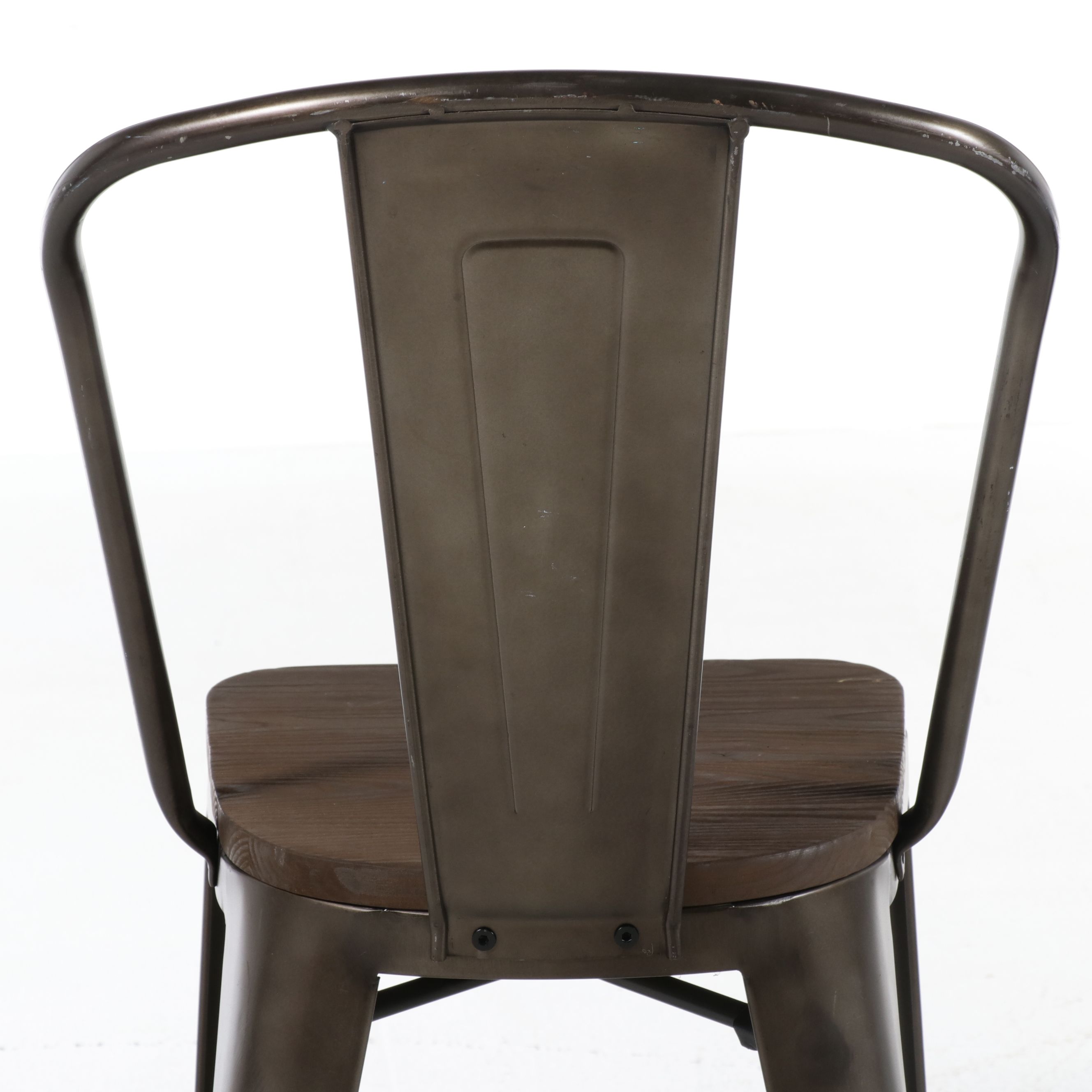 Contemporary Industrial Seven-Piece Counter-Height Dining Set