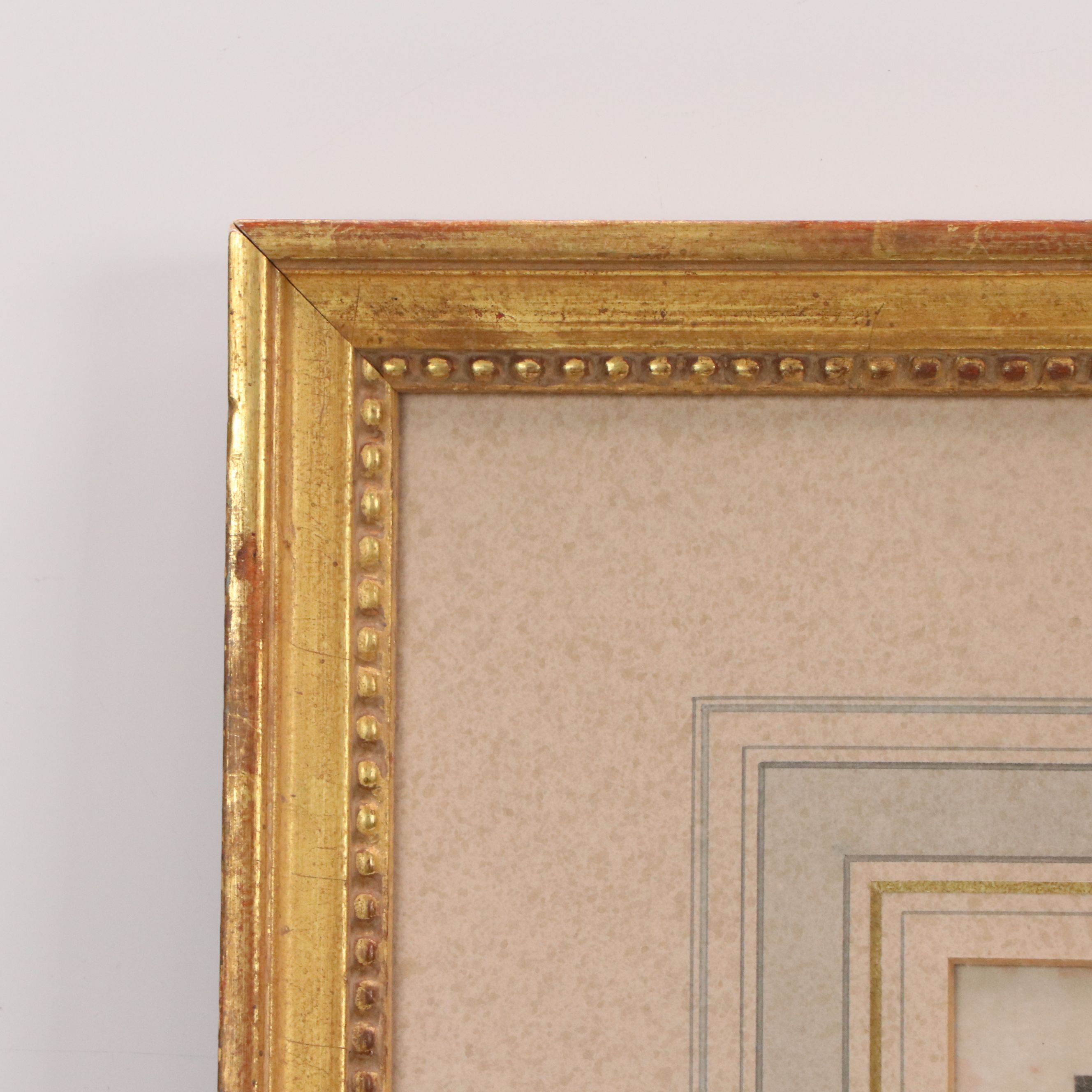 Abel Mignon Engraving "The Entrance to the Port of Marseille," 19th-20th Century