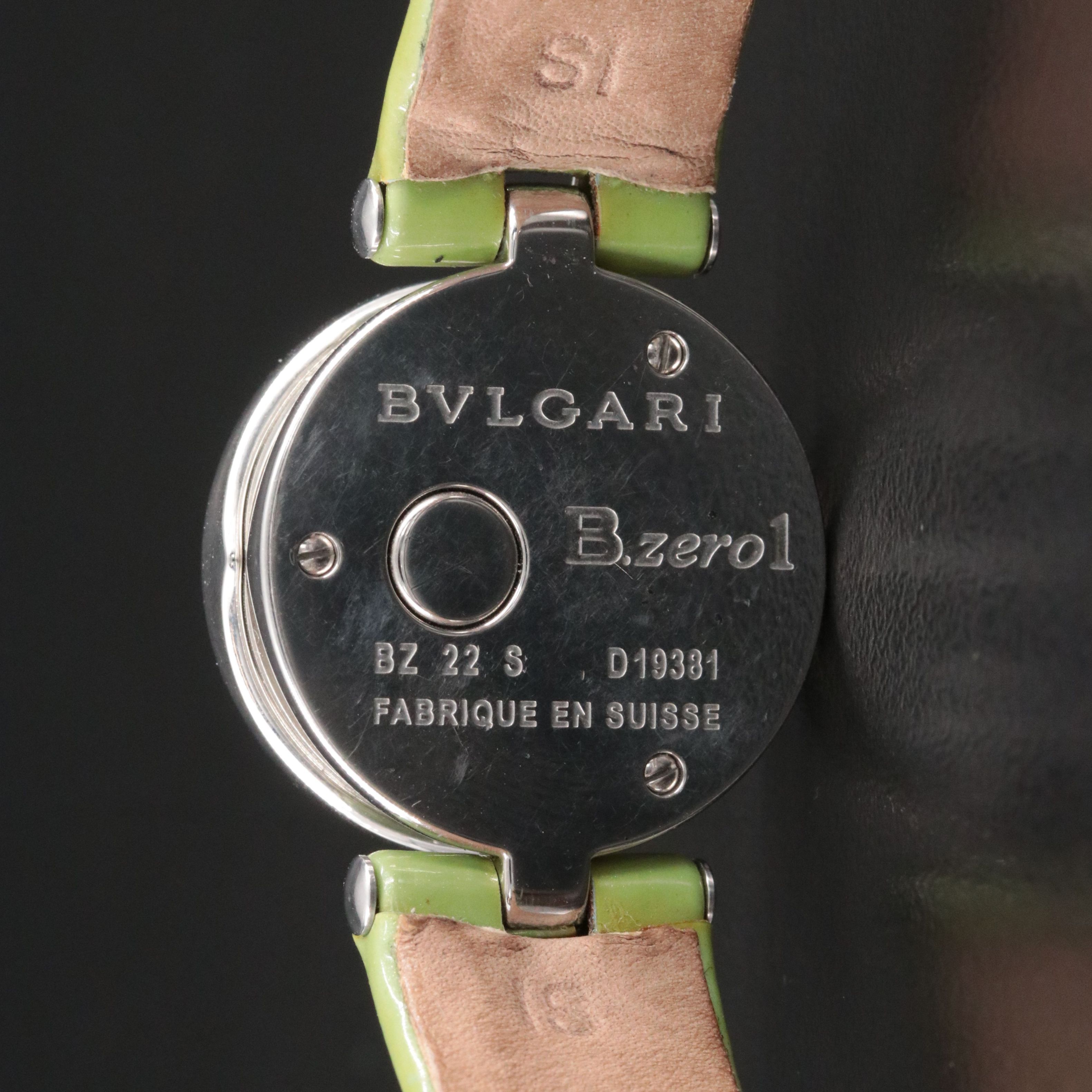 BVLGARI B.Zero1 Mother-of-Pearl 22mm Steel Watch BZ.22.S