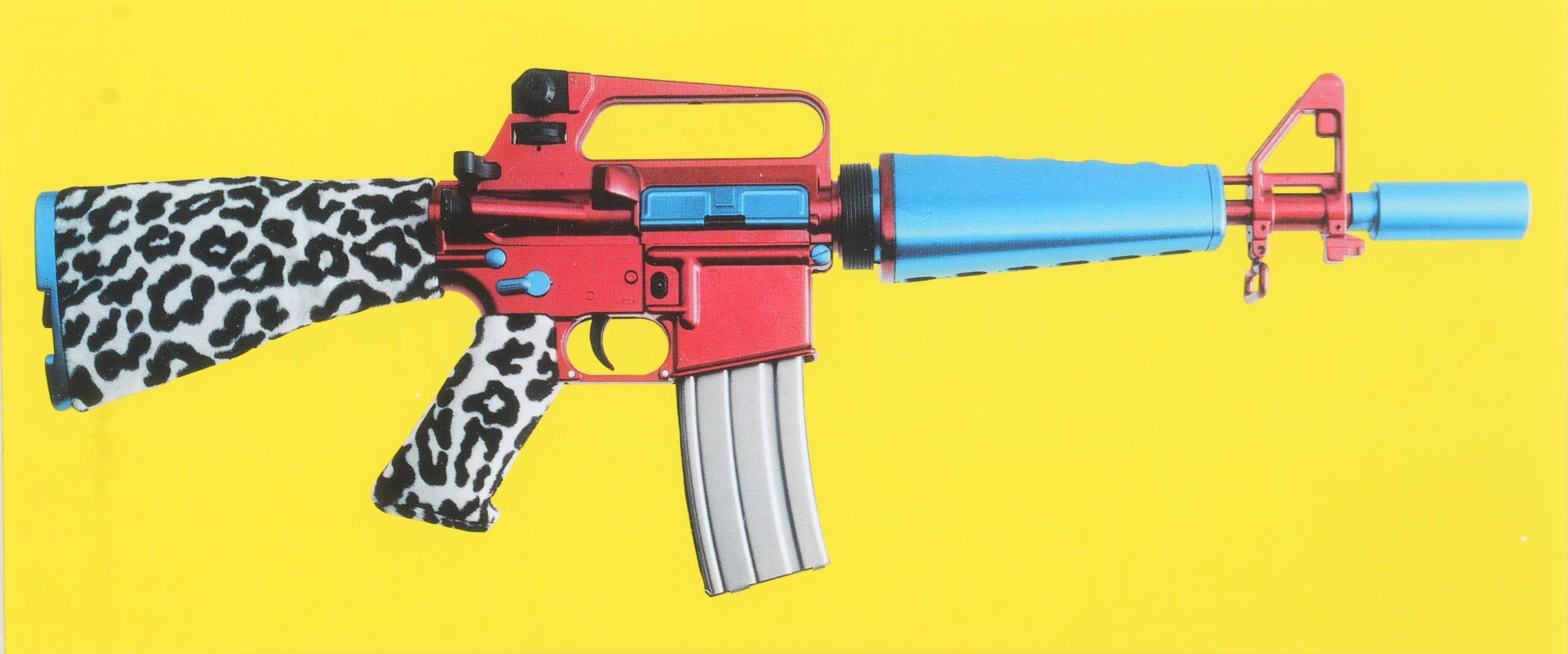 Antonio Riello Offset Lithograph "Claudine" from "Ladies Weapons," 1999