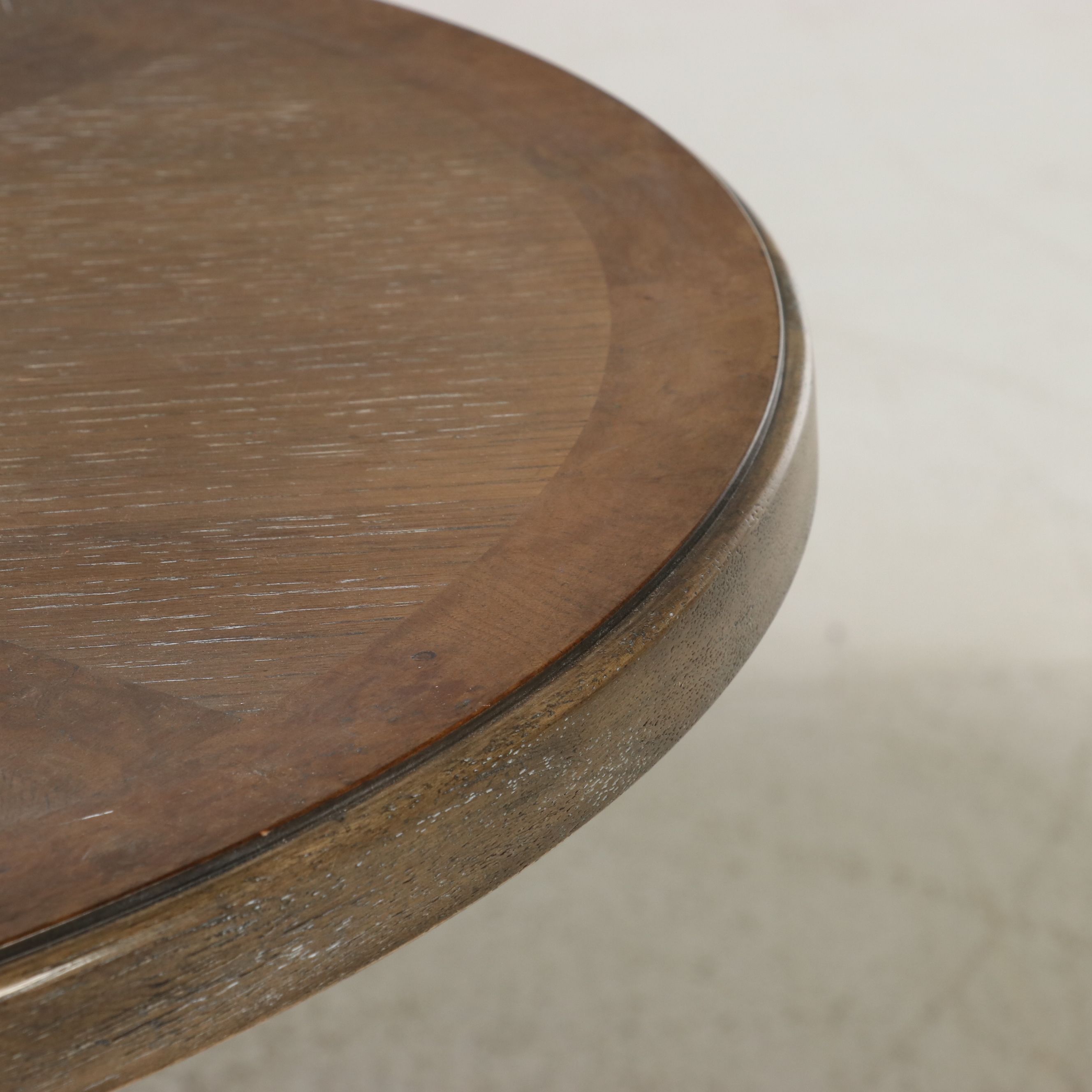 American Drew "Vista" Pedestal Table and Pair of Woven Rattan Chairs