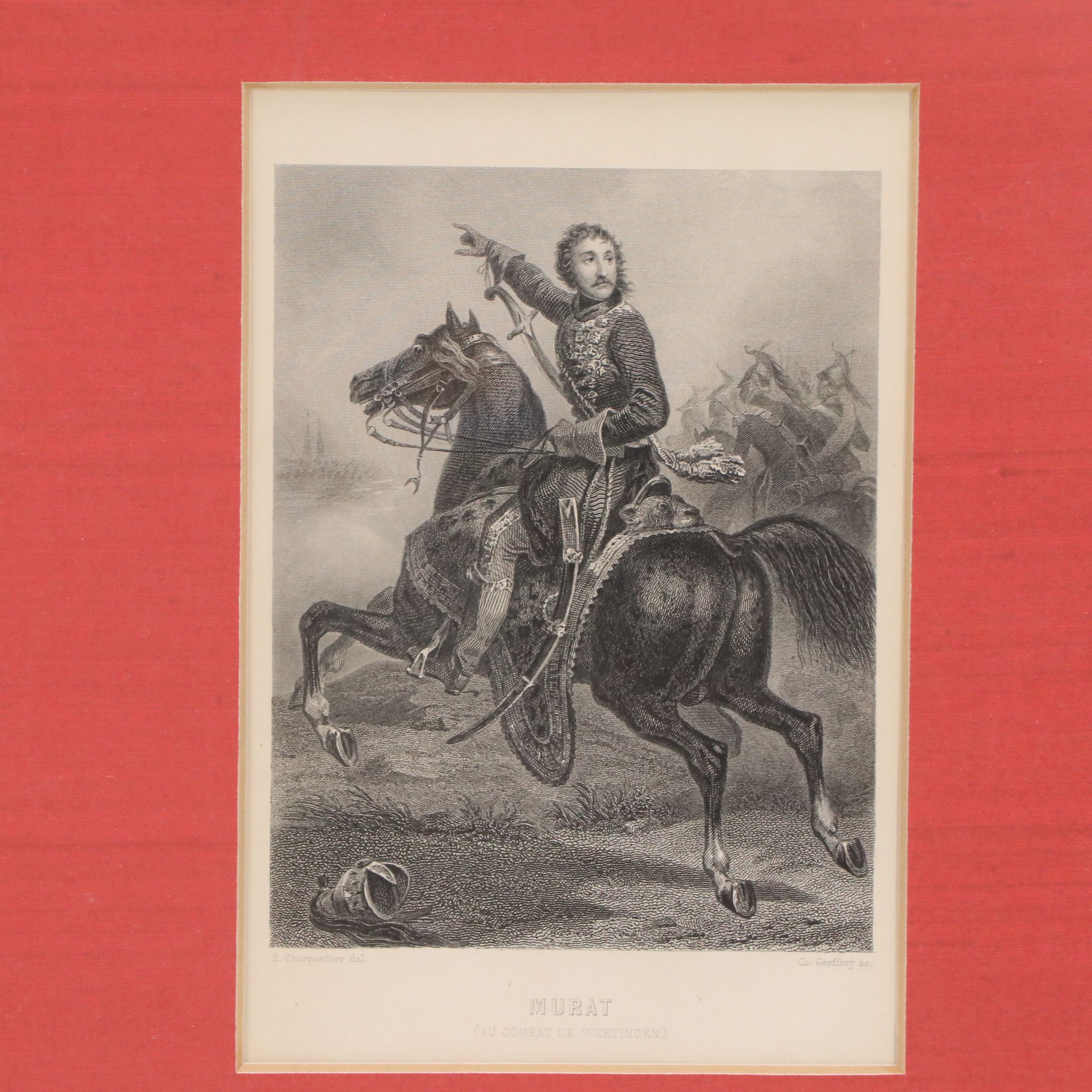 Three Steel Engravings of Napoleonic Military Leaders, Mid to Late 19th C.