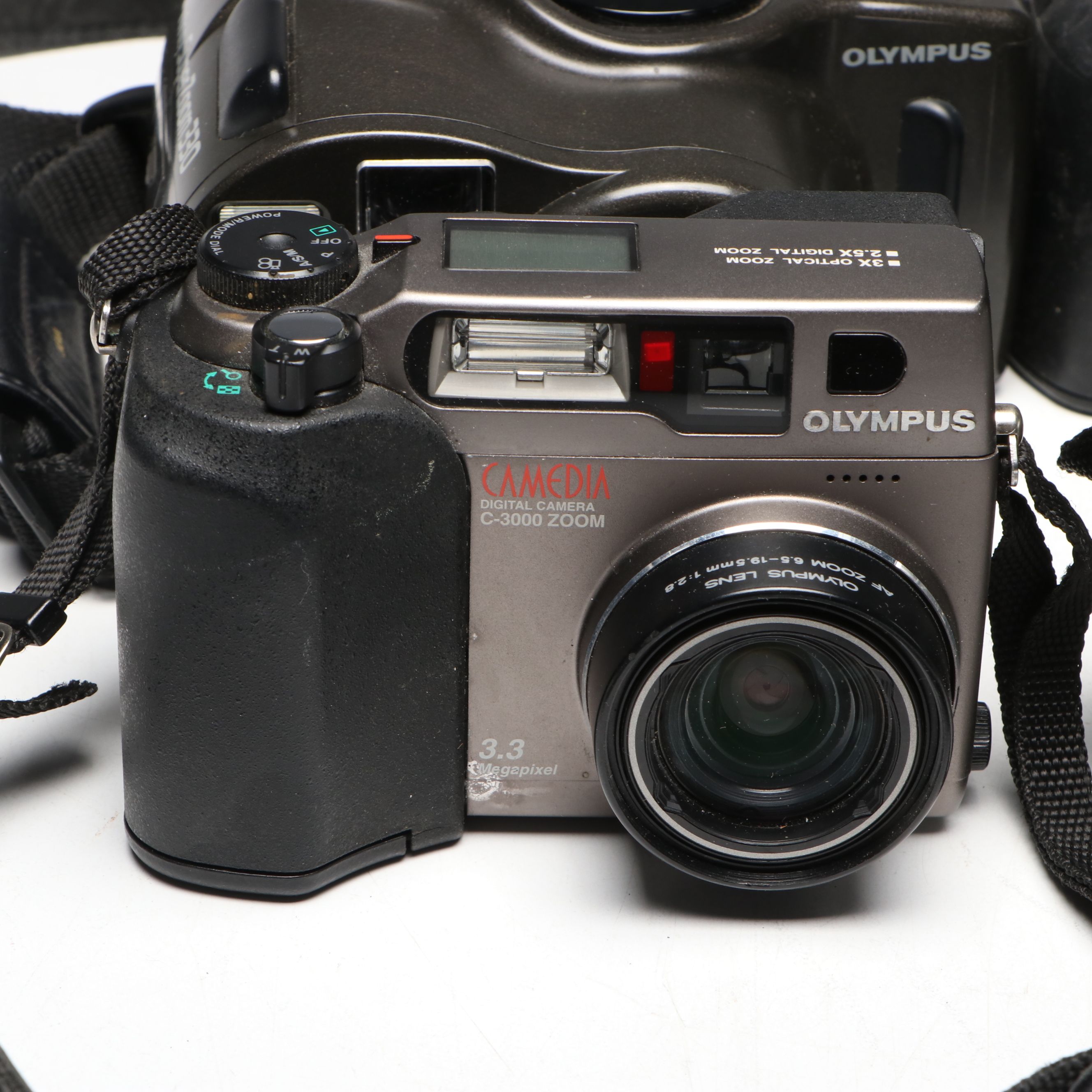 Olympus Infinity SuperZoom 330 and Other Film Camera with Digital Cameras